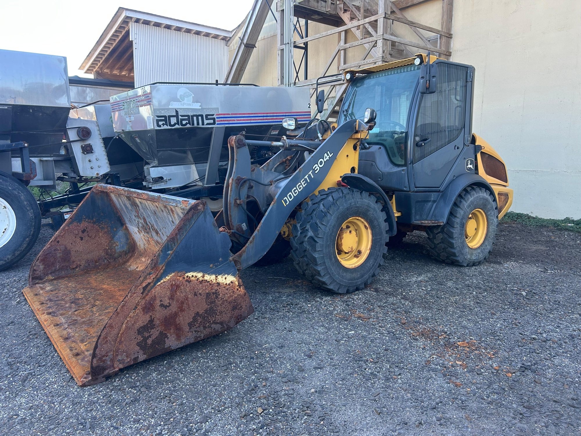 John Deere 304L Wheel Loader w/ LM90 Worksite Pro Bucket (A55314)