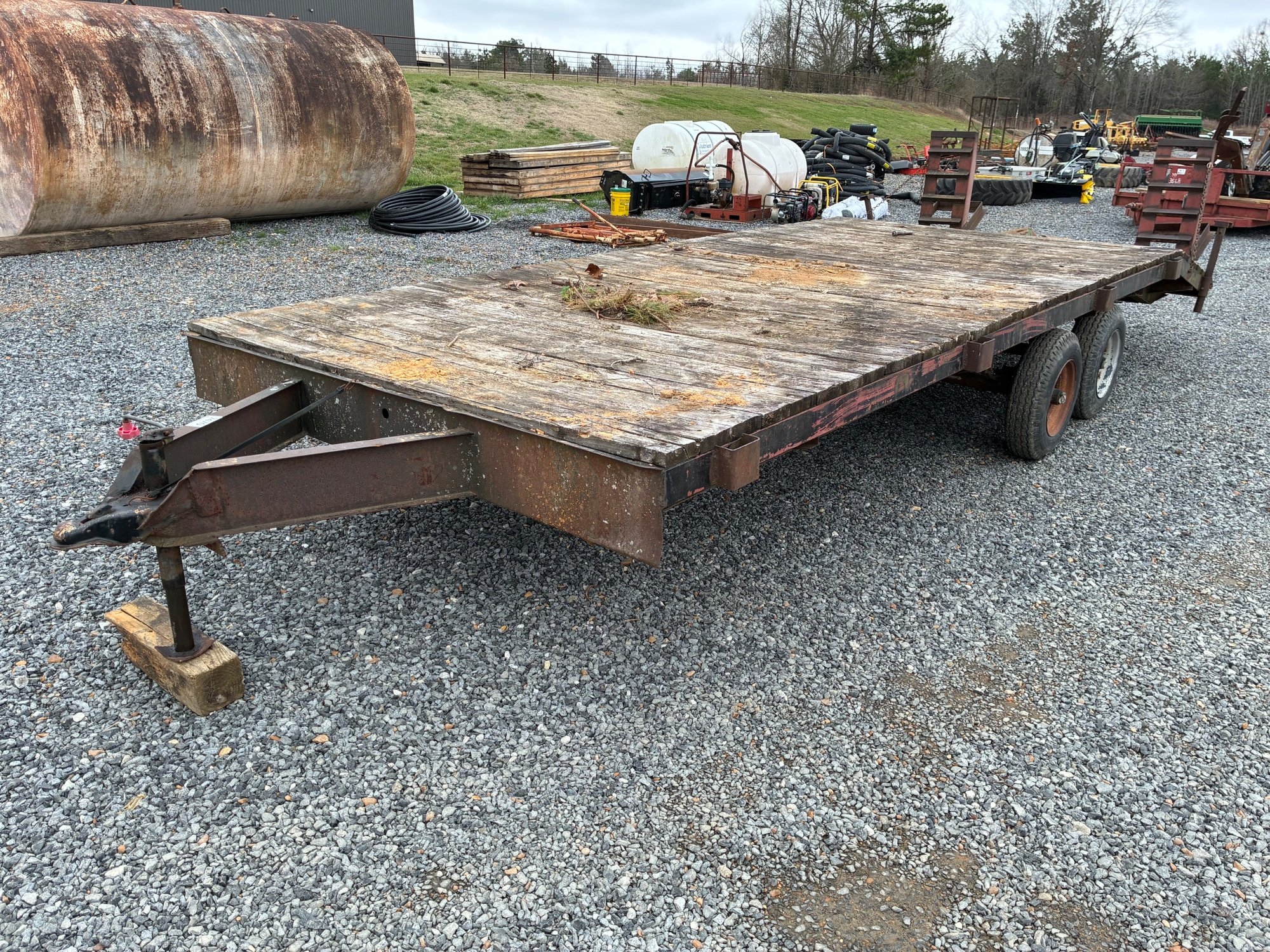 20ft. Homemade Trailer (A64047)