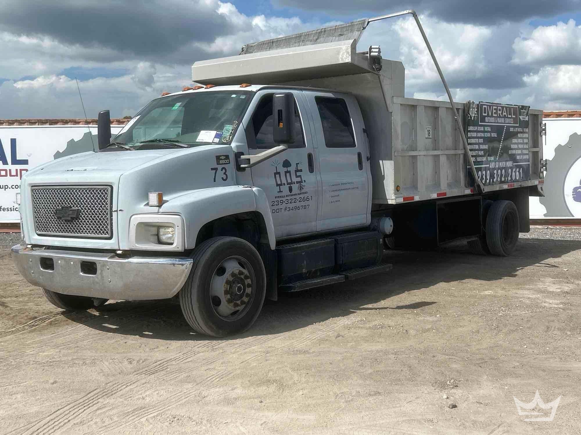 2007 Chevrolet C6500 Landscape Dump Truck (A59230)