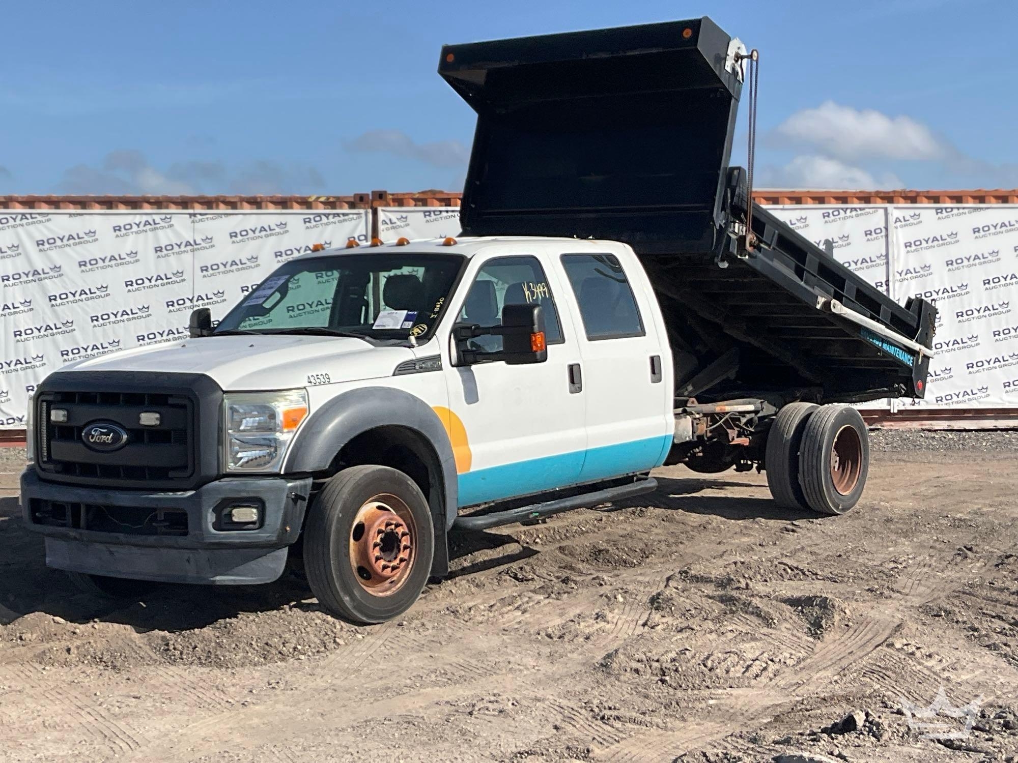 2015 Ford F-450 Crew Cab Dump Truck (A61573)