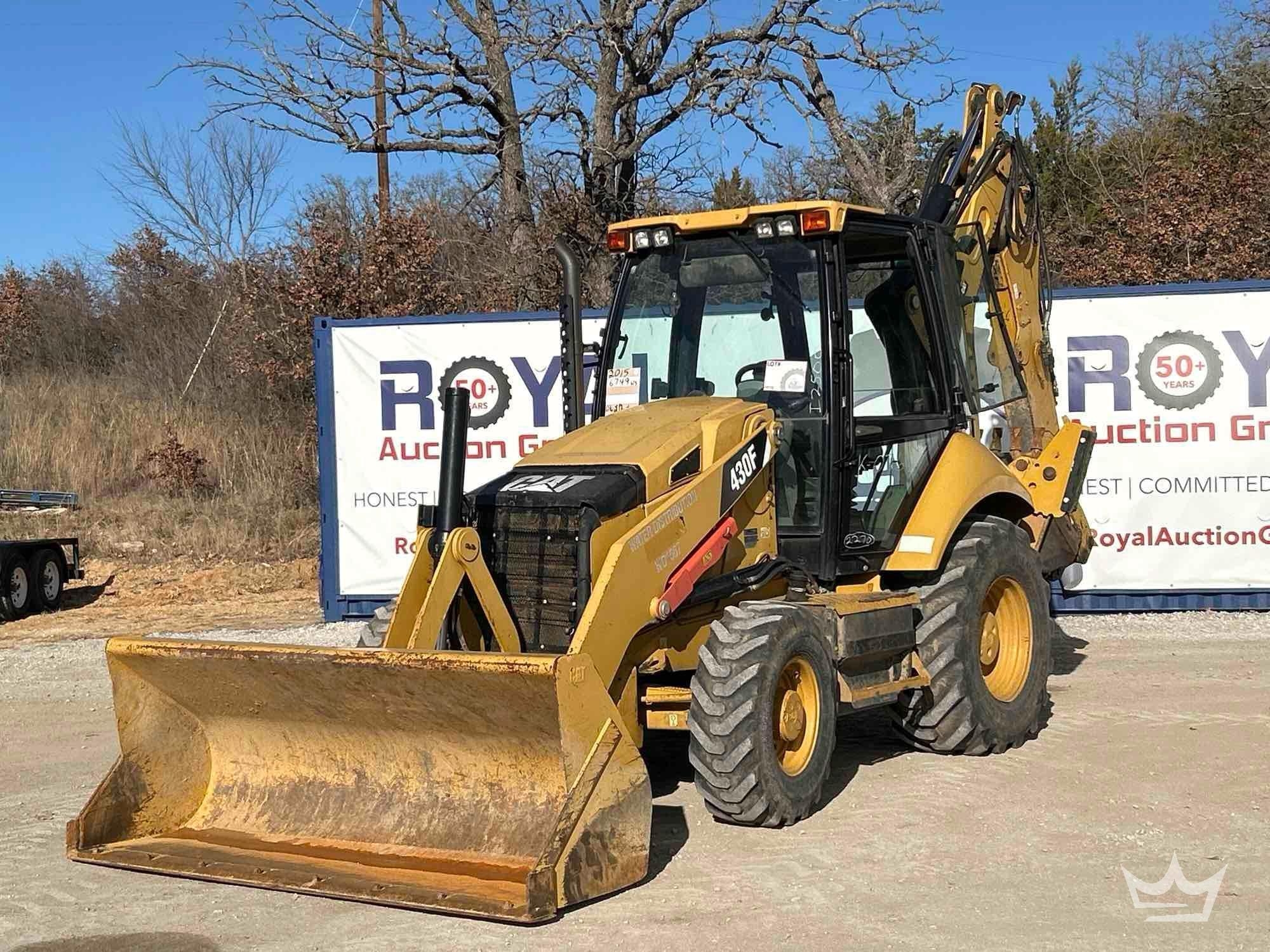 2015 Caterpillar 430F 4x4 Extendahoe Loader Backhoe (A60352)