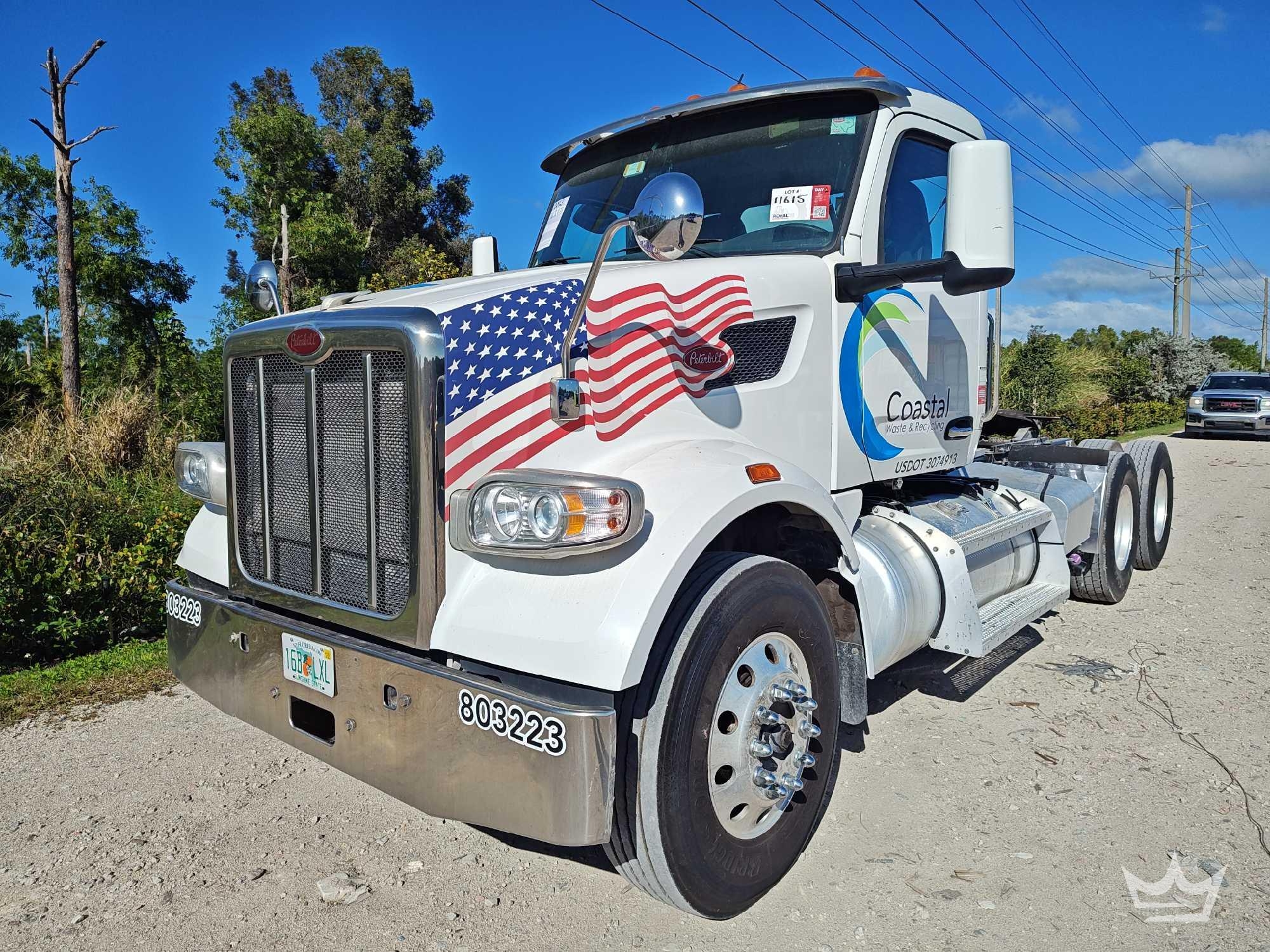 2023 Peterbilt 567 T/A Wet Kit Day Cab Truck Tractor (A61568)