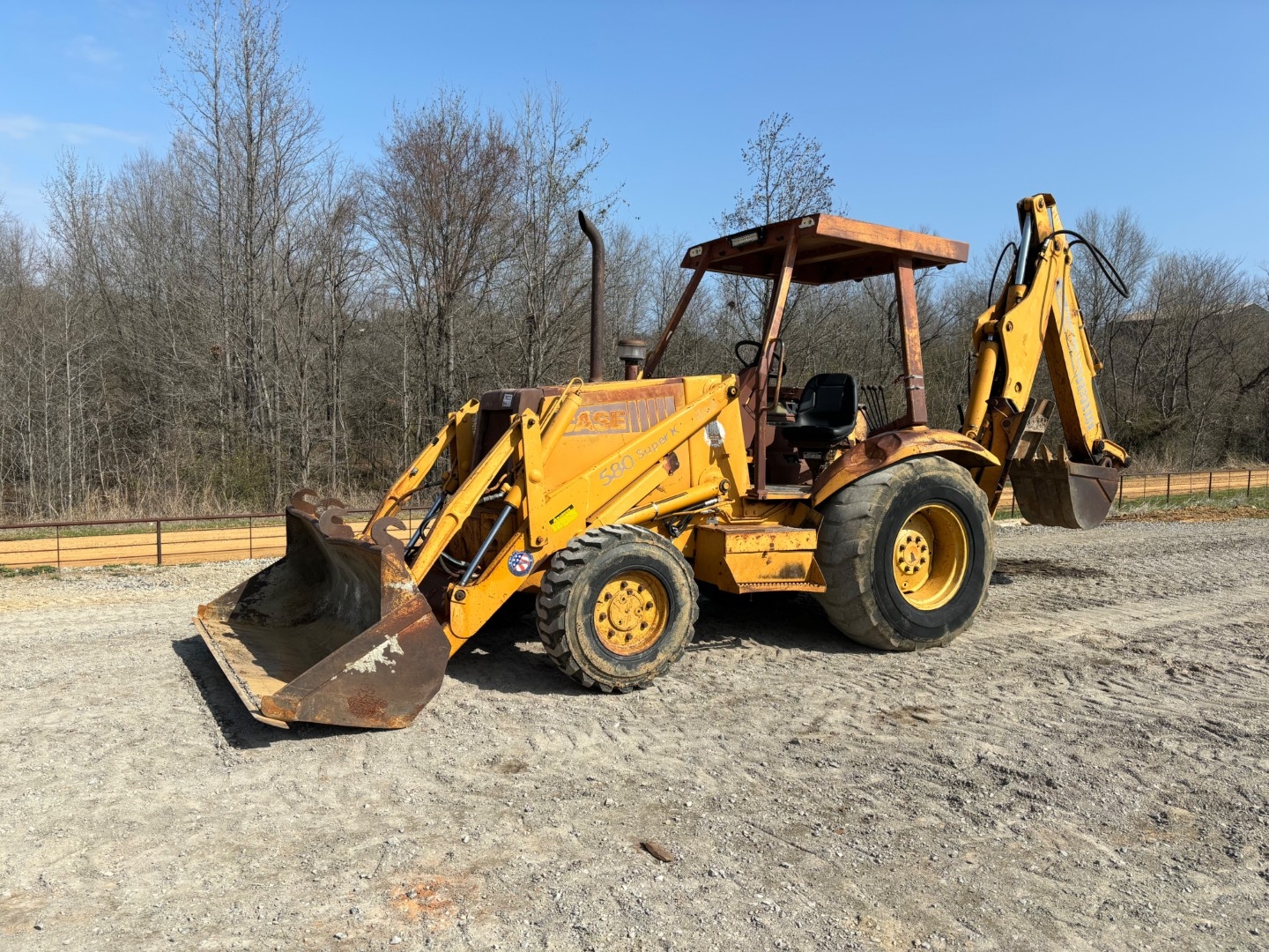 Case 580K Backhoe (A64047)