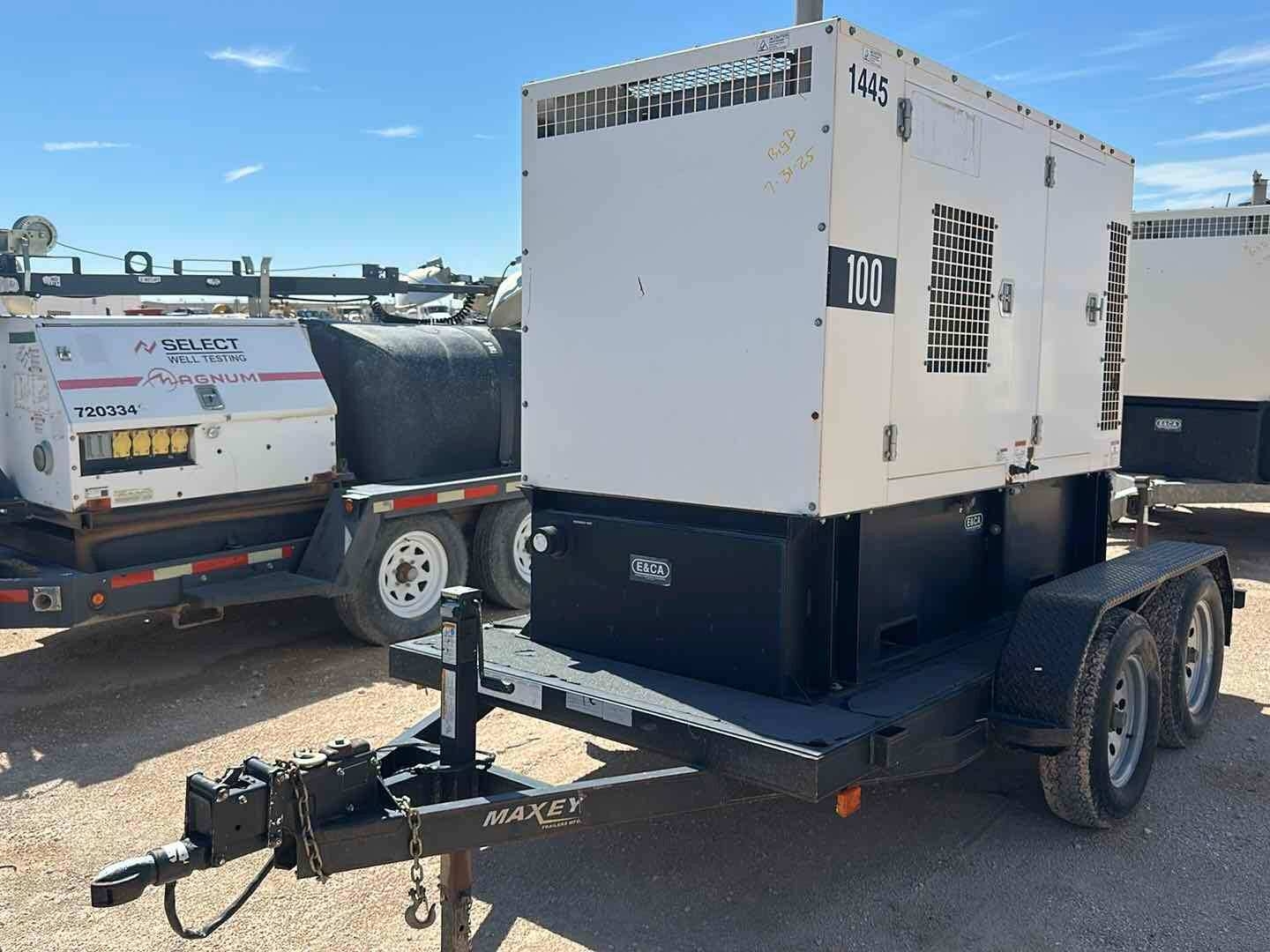 2012 MAXEY TRAILER MFG 100KW GENERATOR TRAILER (A50854)