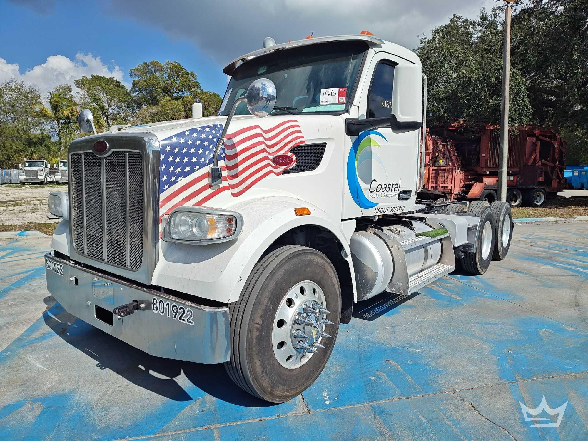 2022 Peterbilt 567 T/A Wet Kit Day Cab Truck Tractor (A61568)