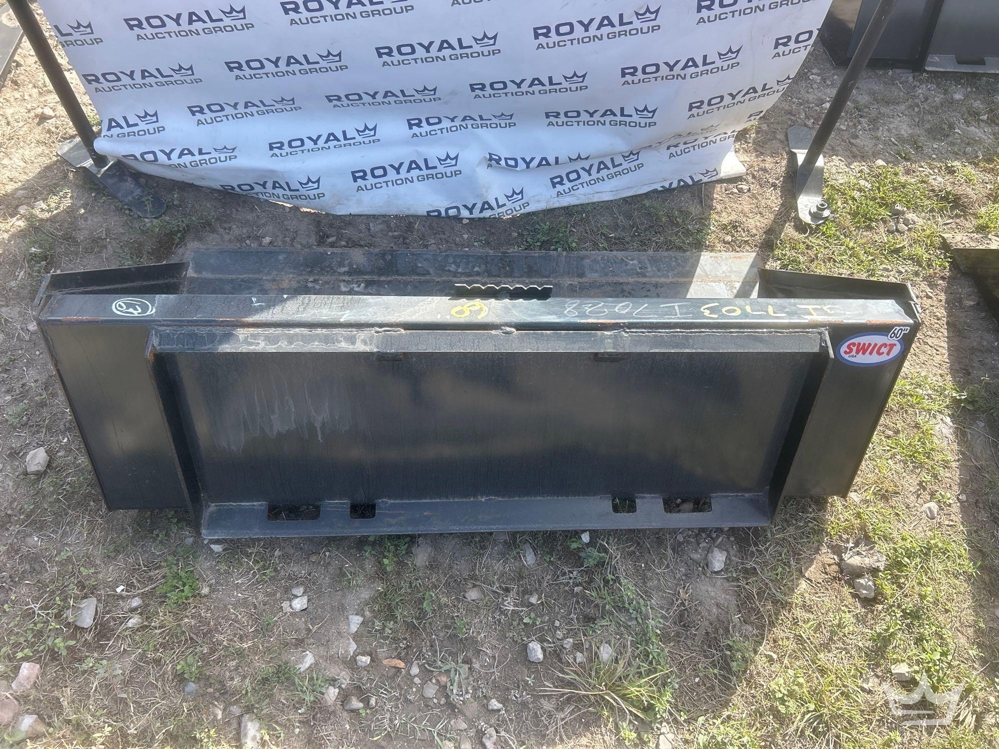 2025 60in Bucket Skid Steer Attachment (A64553)