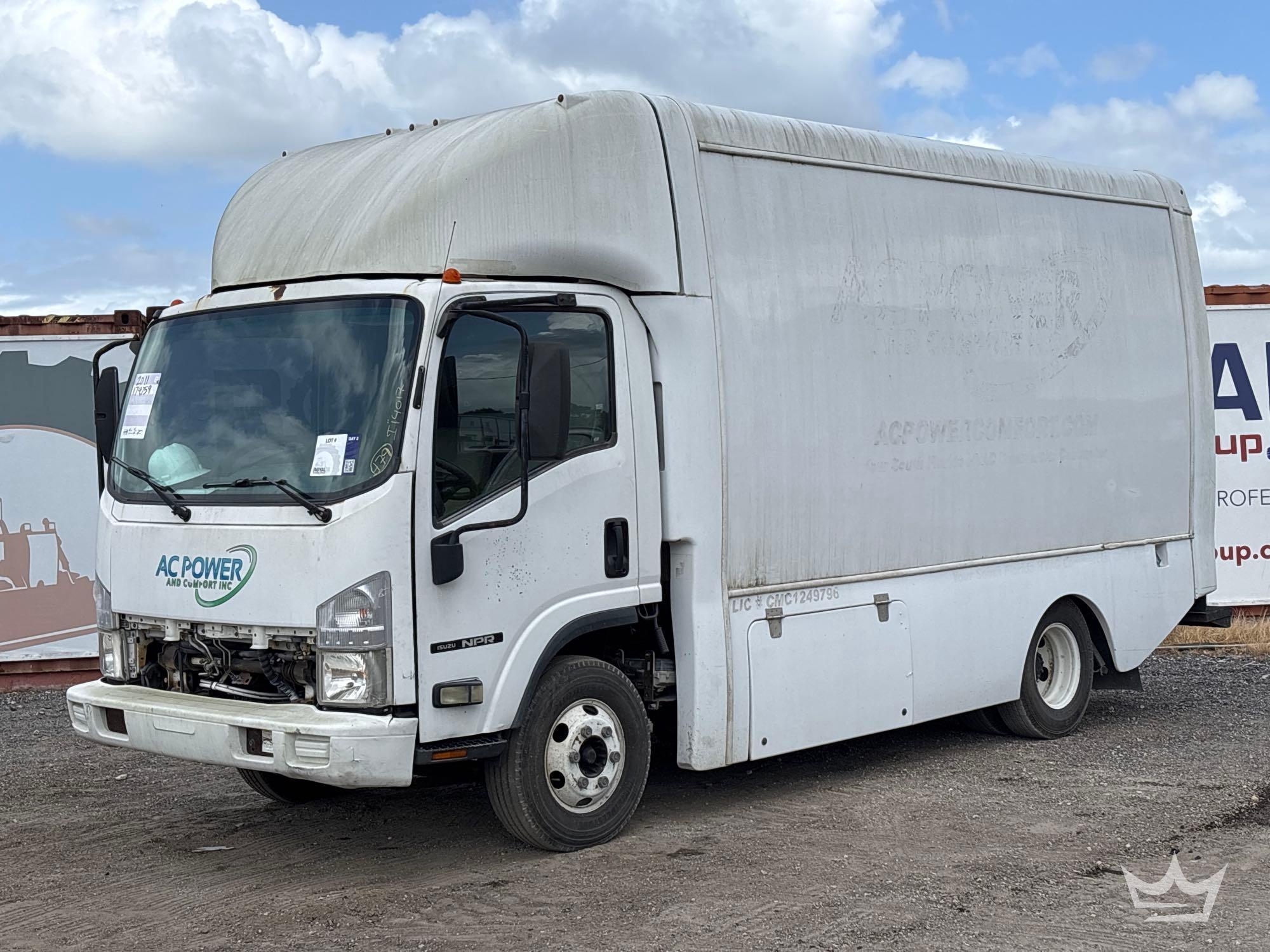 2011 Isuzu NPR 14ft. Box Truck (A56858)