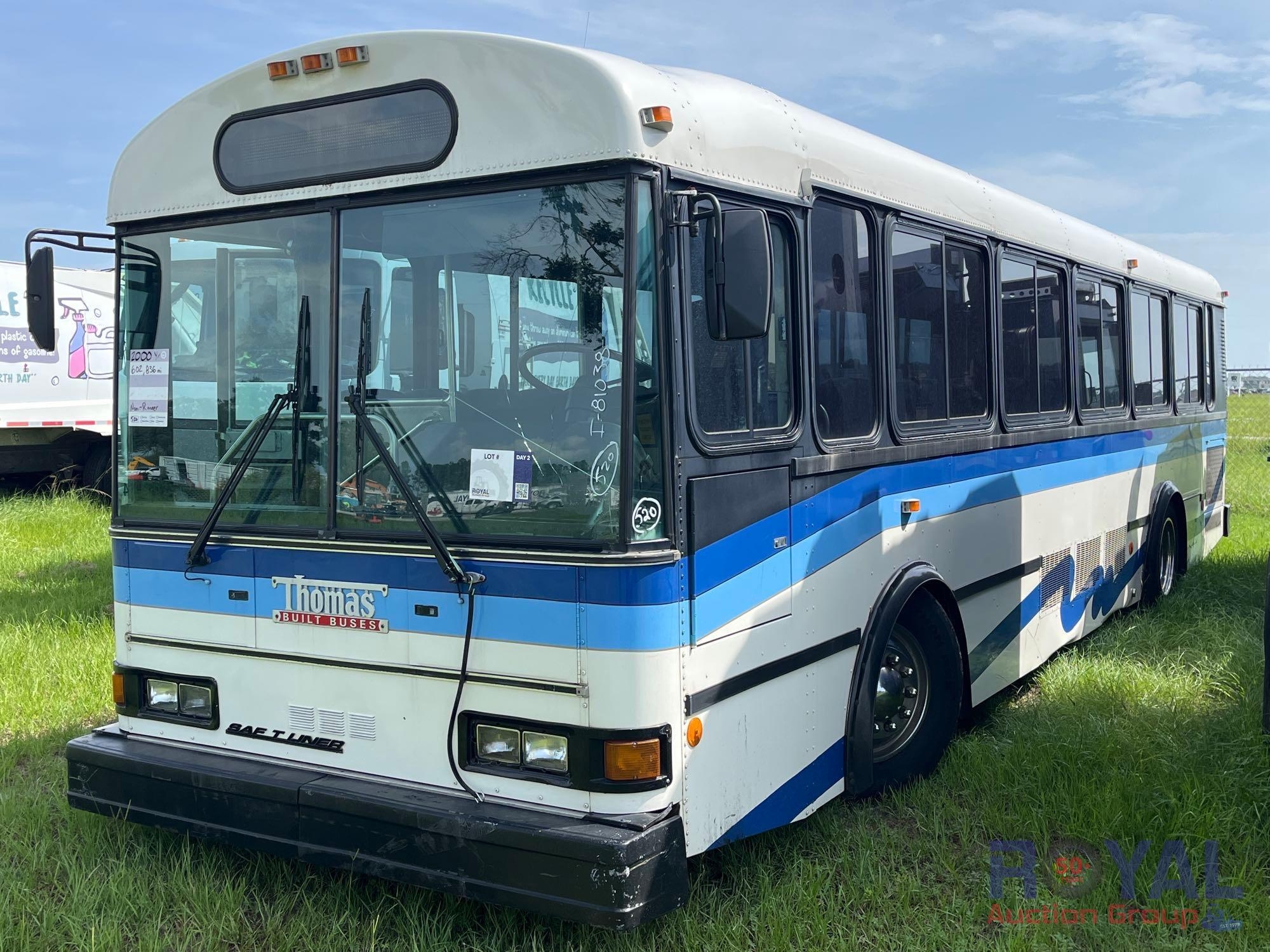 2000 Thomas Built Saf-T-Liner MVP-ER Transit Passenger Bus (A48081)