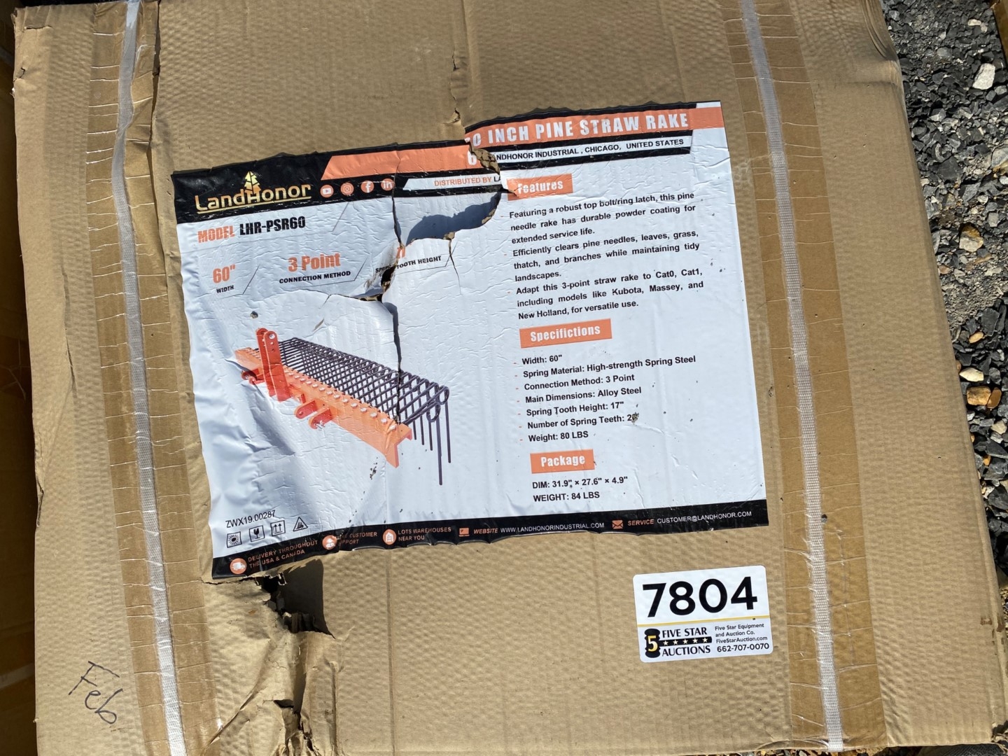 60â€� Pine Straw Rake (A64047)