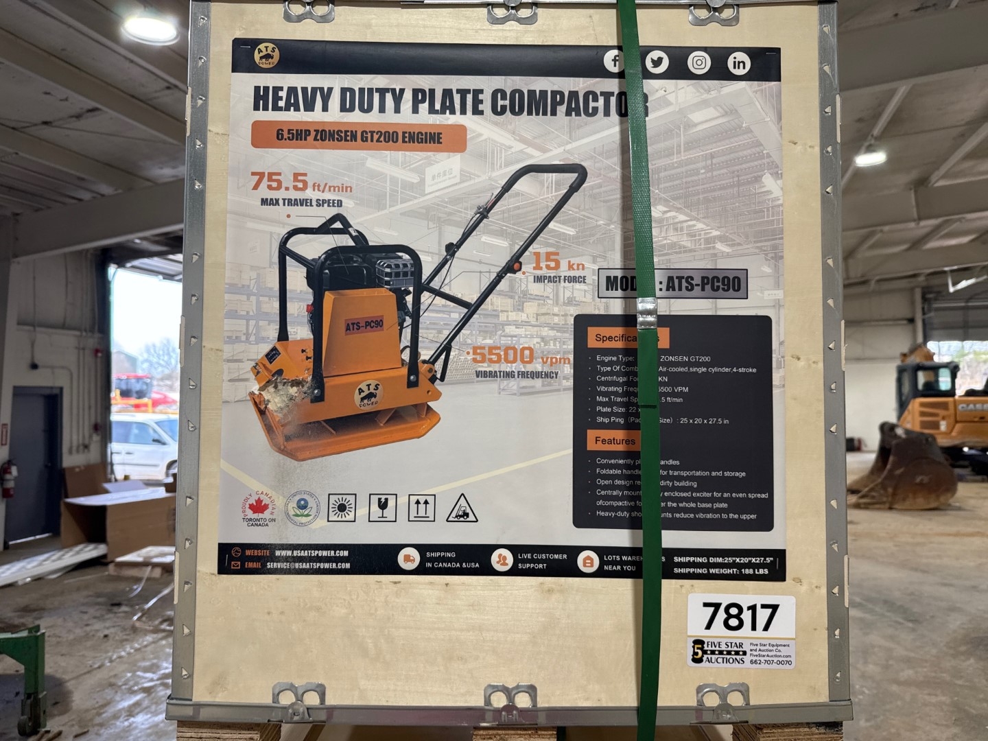 Heavy Duty Plate Compactor (A64047)
