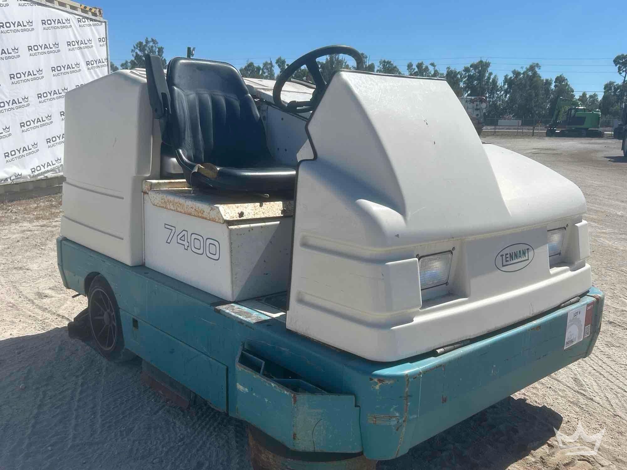 2003 Tennant 7400 Compact Industrial Floor Scrubber (A61572)