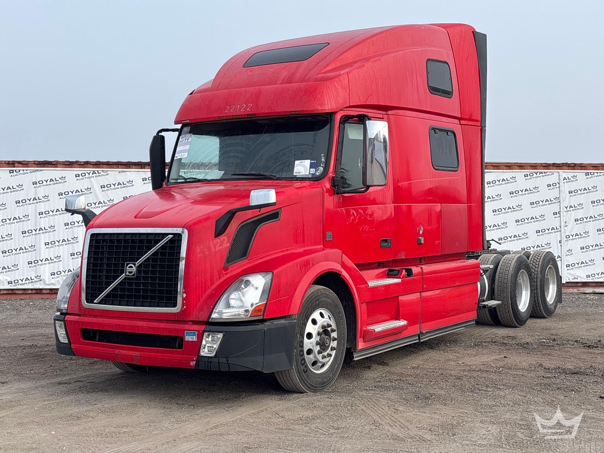 2017 Volvo VNL 760 T/A Sleeper Cab Truck Tractor (A61568)