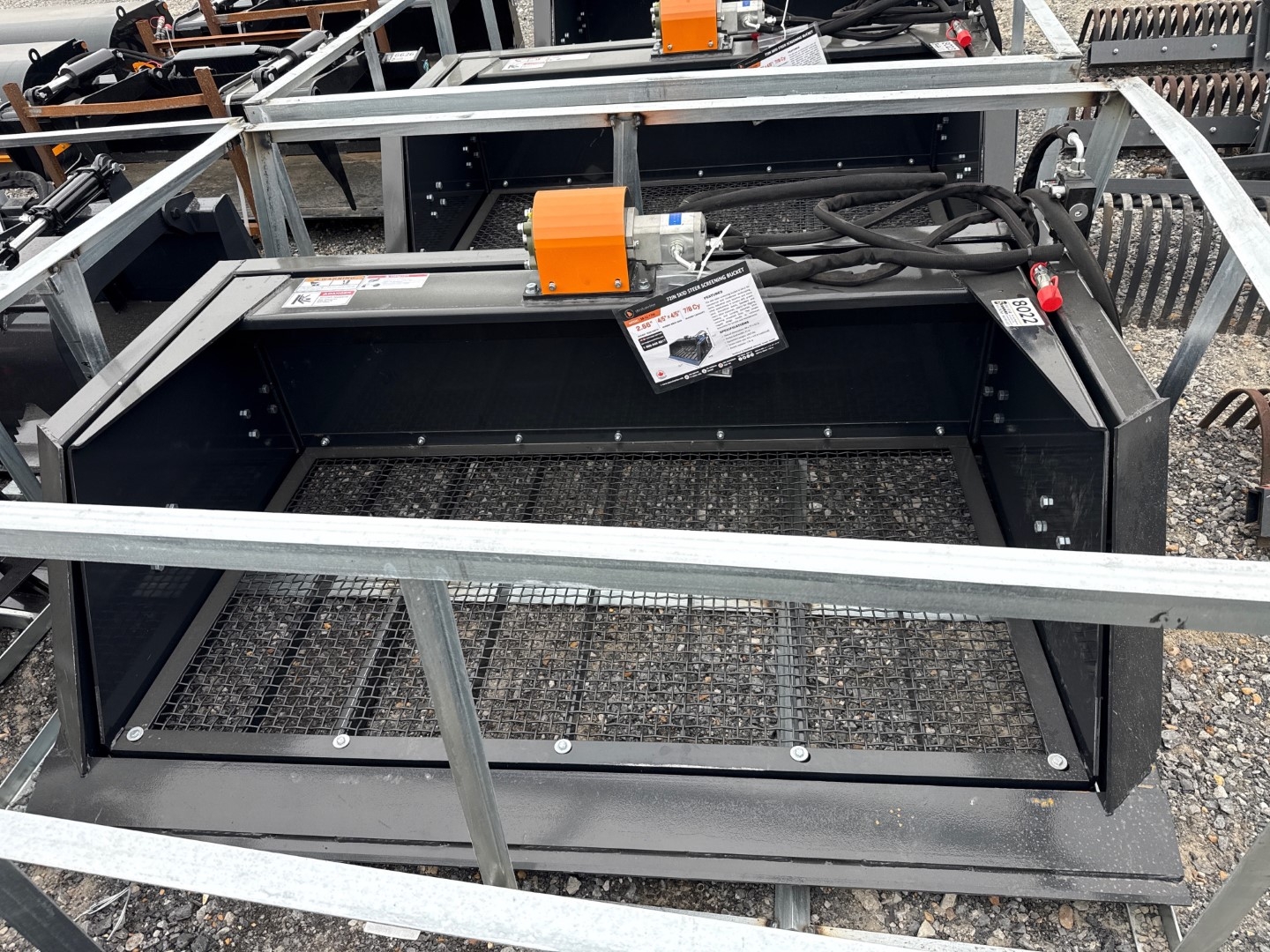 Wolverine 72â€� Skid Steer Screening Bucket (A64047)