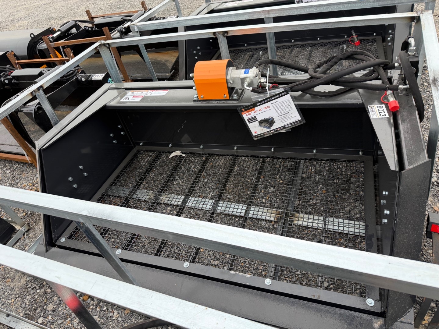 Wolverine 72â€� Skid Steer Screening Bucket (A64047)