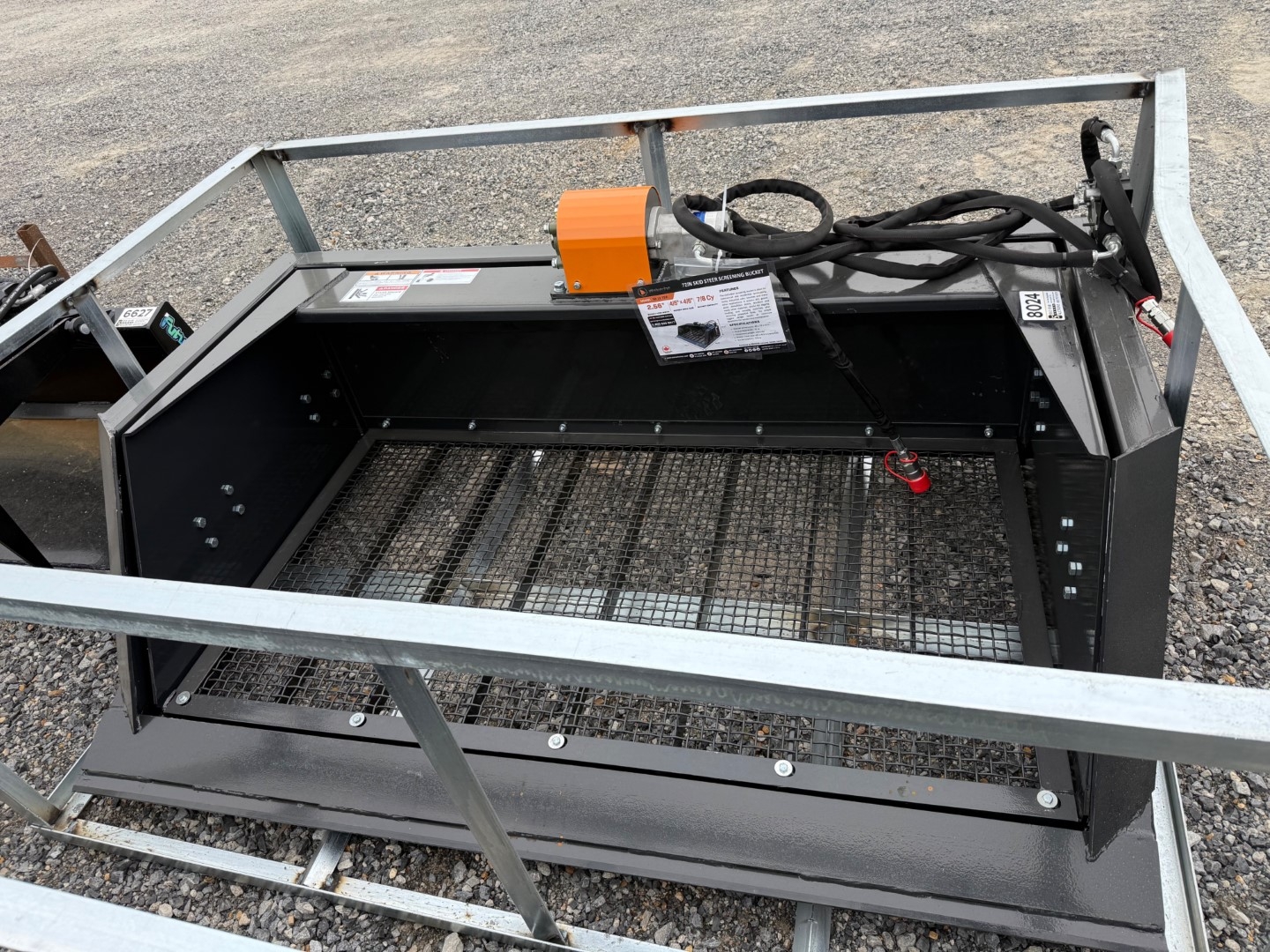 Wolverine 72â€� Skid Steer Screening Bucket (A64047)