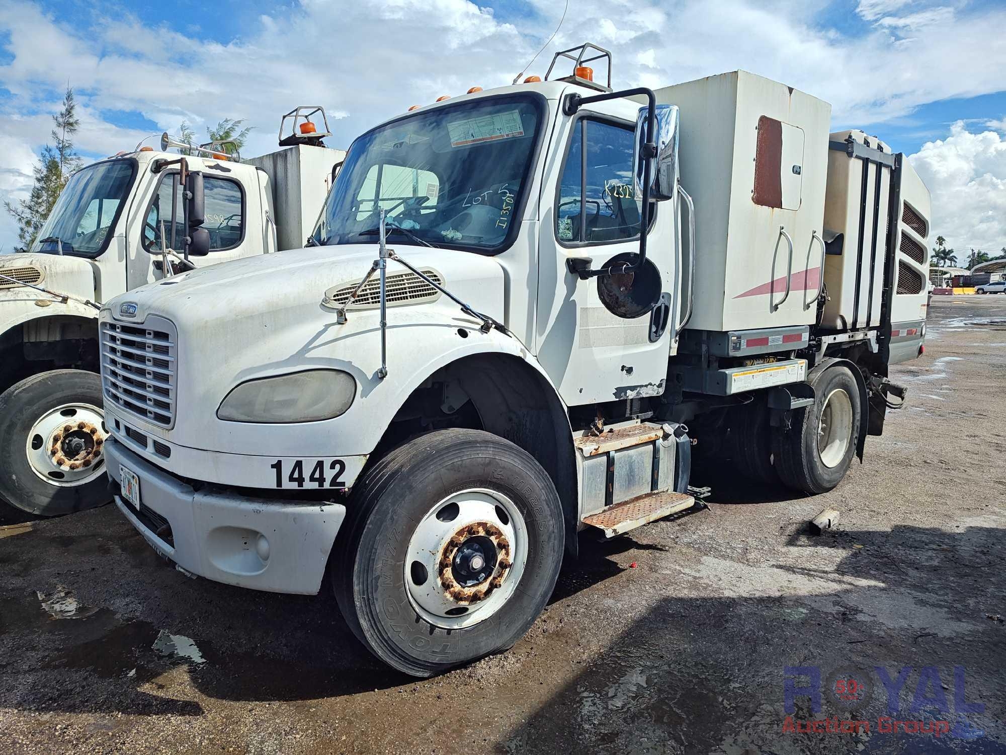 2013 Freightliner M2 106 Elgin Broom Bear Series H Street Sweeper Truck (A55788)