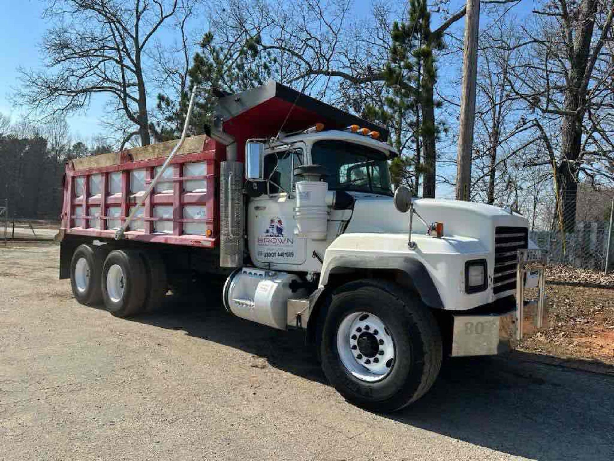 1999 Mack RD690S Dump Truck, VIN # 1M2P264C9XM029415 (A61165)