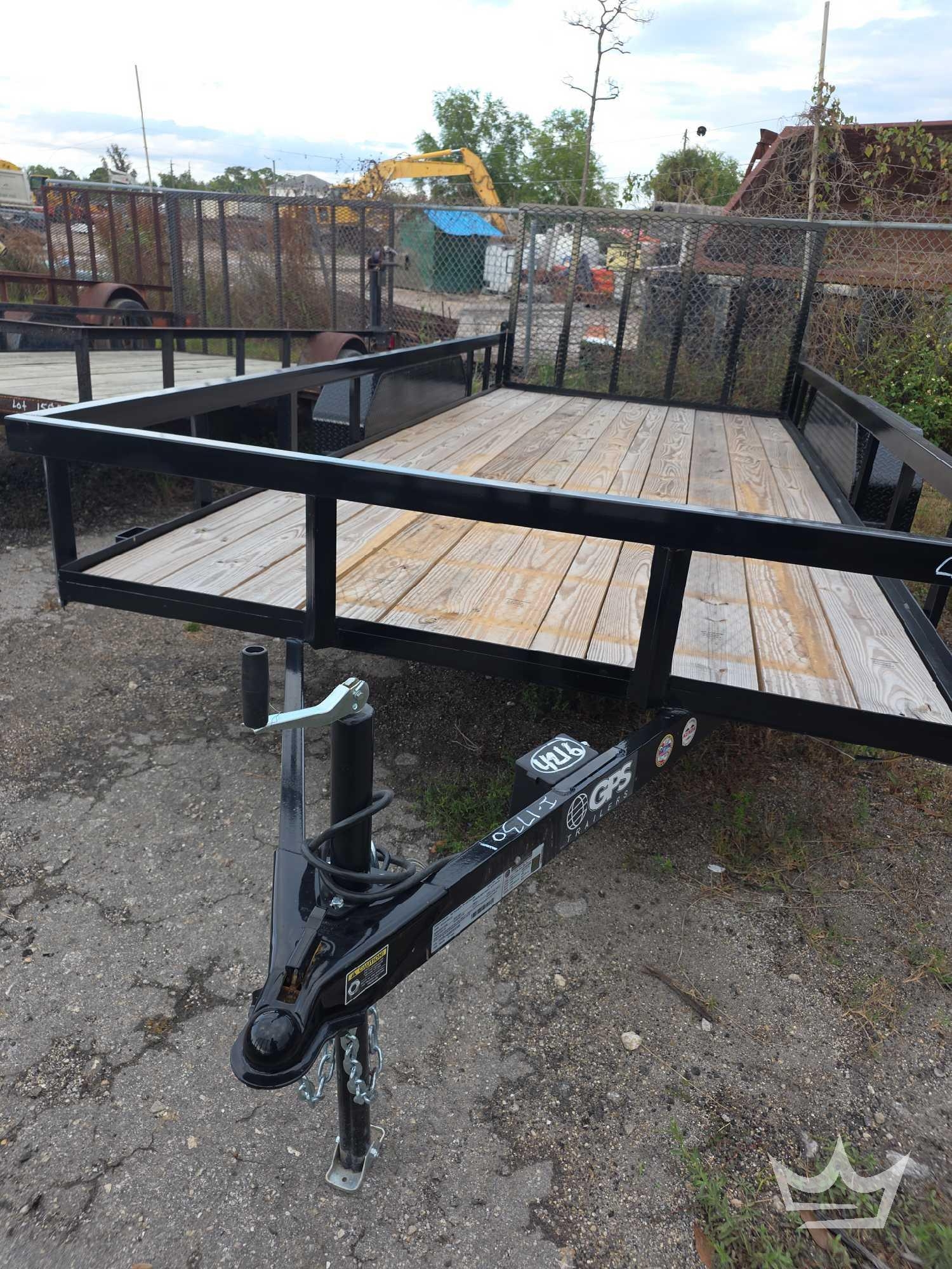 2025 GPS Trailers GTT7167K 16ft. T/A Flatbed Trailer (A56858)