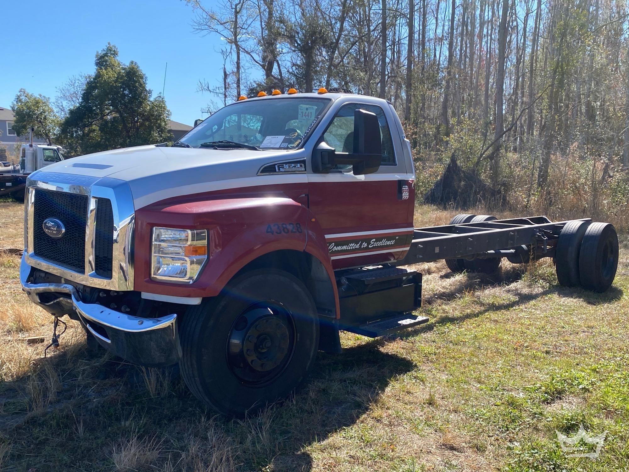 2019 Ford F-650 Cab and Chassis Truck (A61568)
