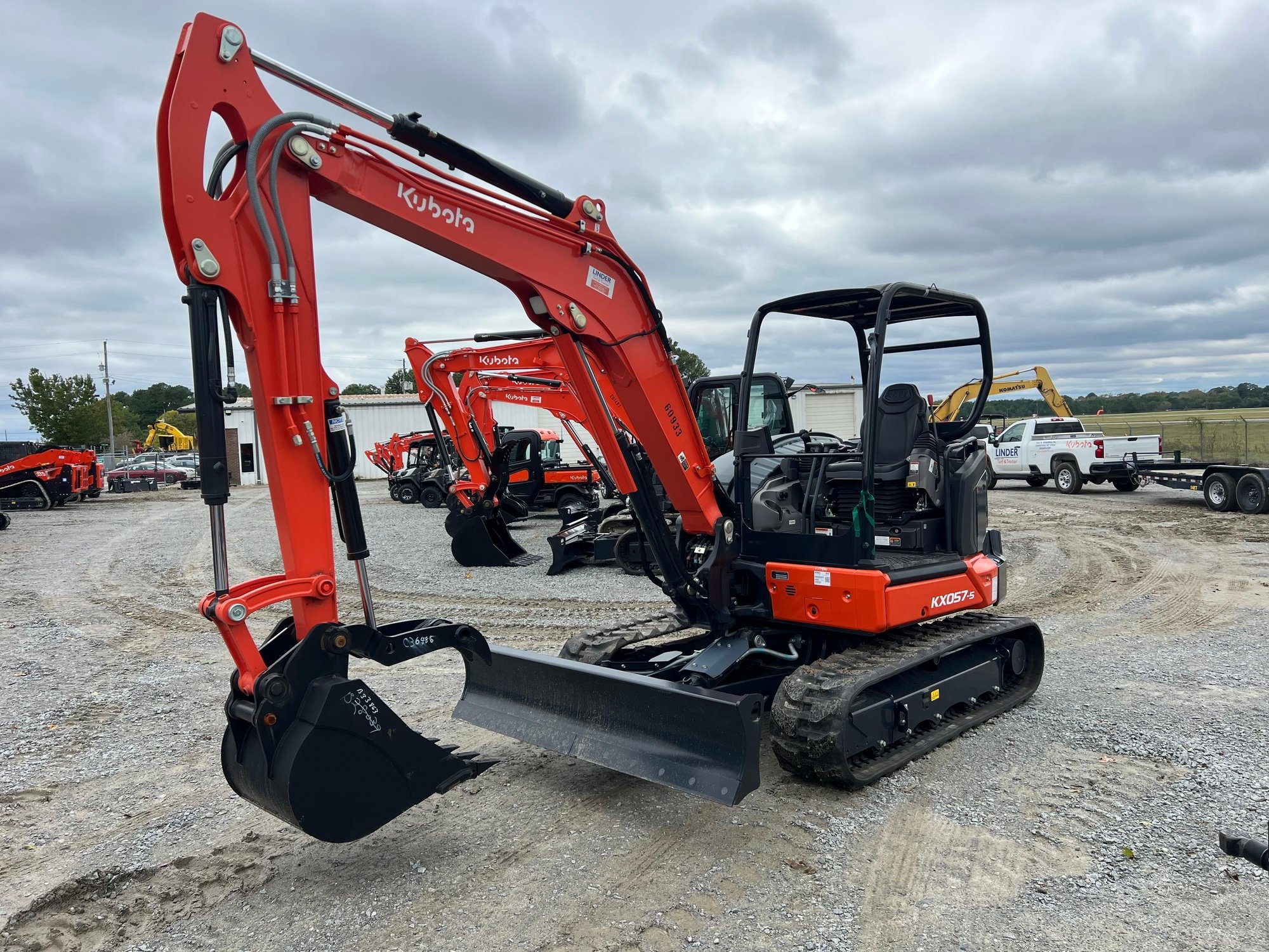 2023 Kubota KX057-5 Compact Excavator with Angle Blade (A55315)
