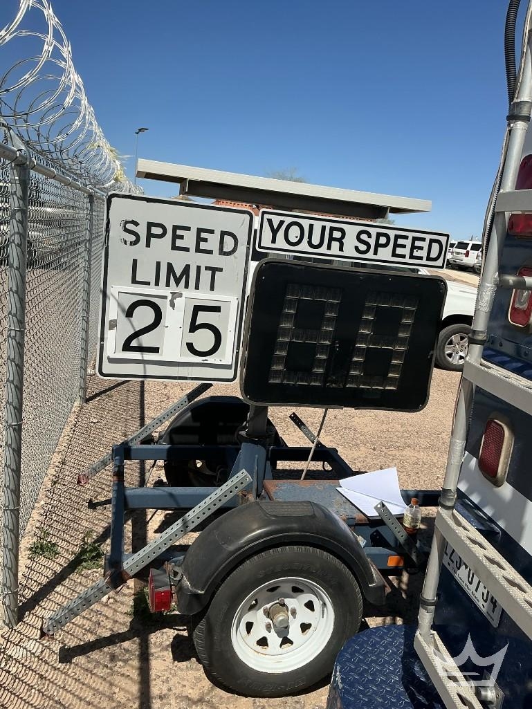 S/A Towable Solar Speed Radar Trailer (A64194)