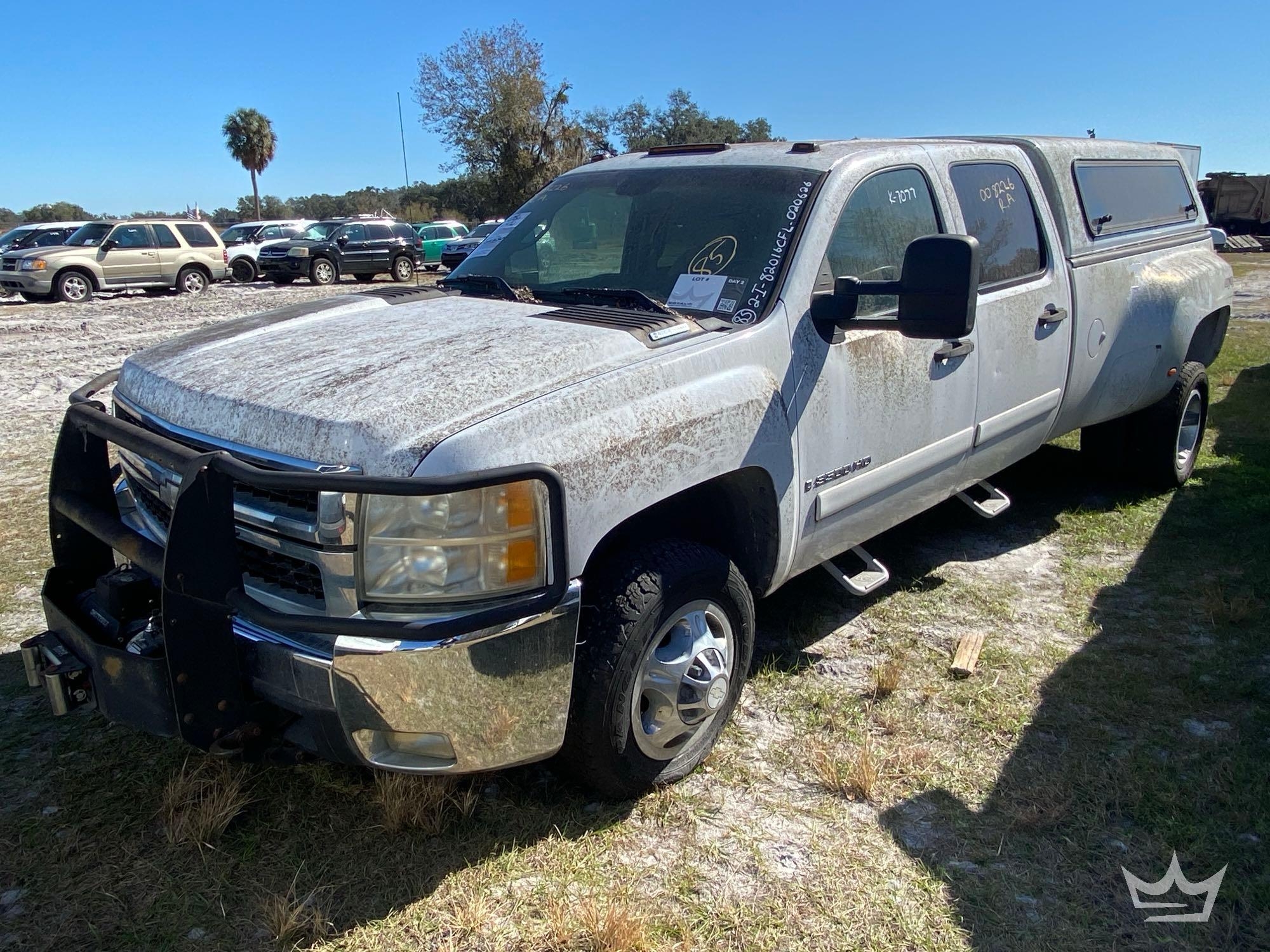2008 Chevrolet Silverado 3500 4x4 Crew Cab Pickup Truck (A61568)