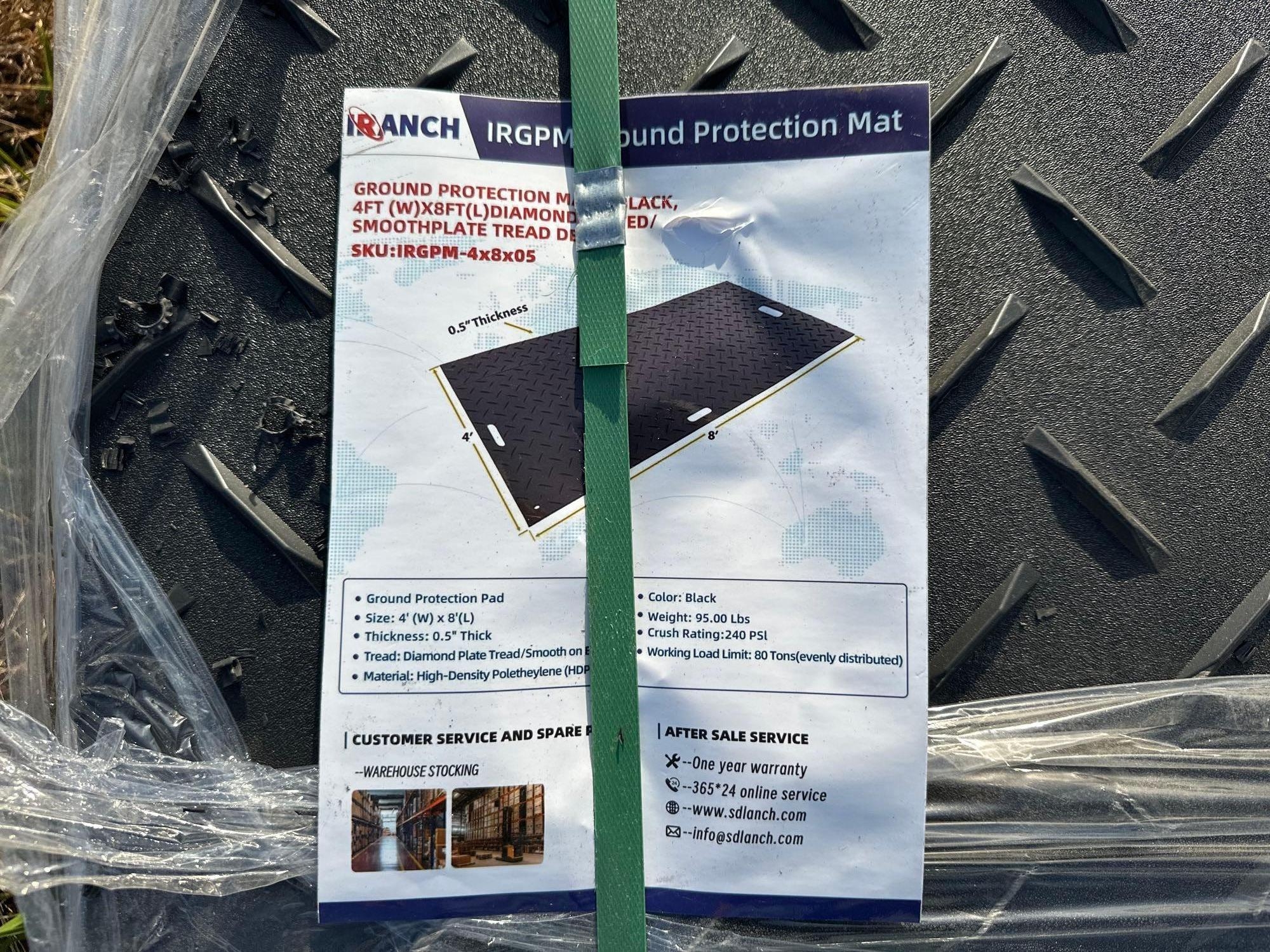 New/Unused Pallet of Ground Protection Mats (A57454)