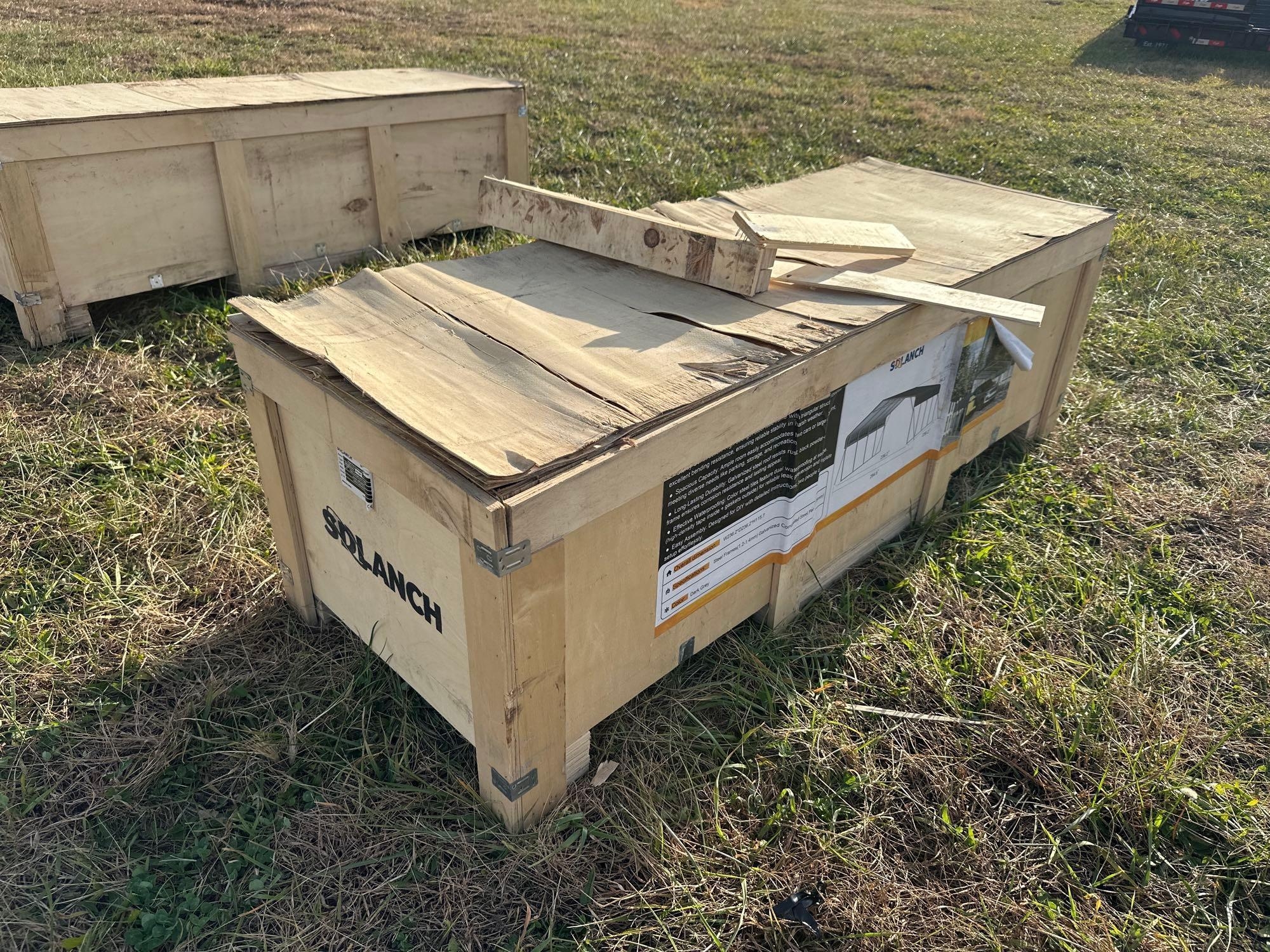 New/Unused SD Lanch 20x20 Carport (A57454)