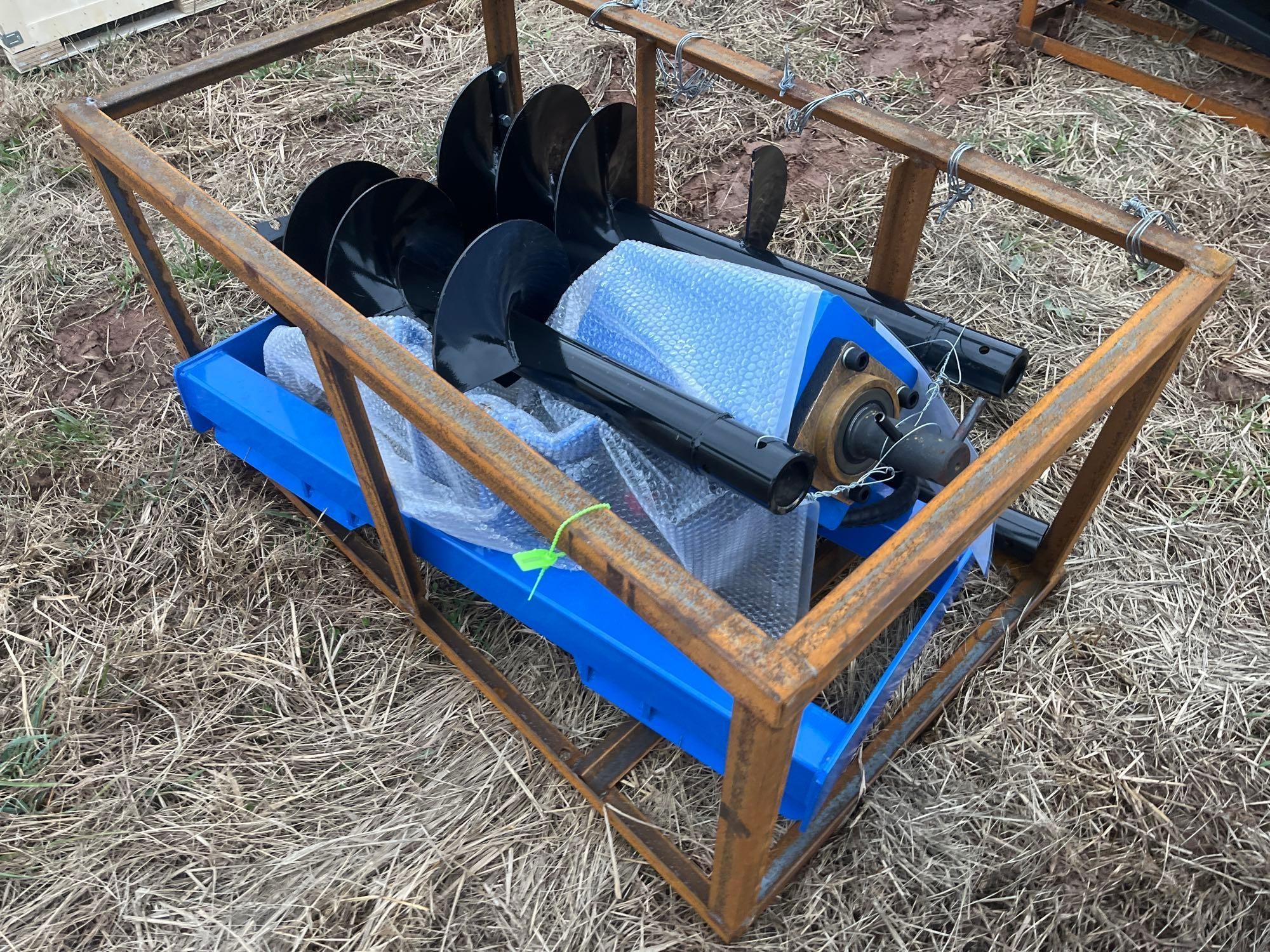 New/Unused AGT Industrial Quick Attach Auger with 3 Bits (A57454)