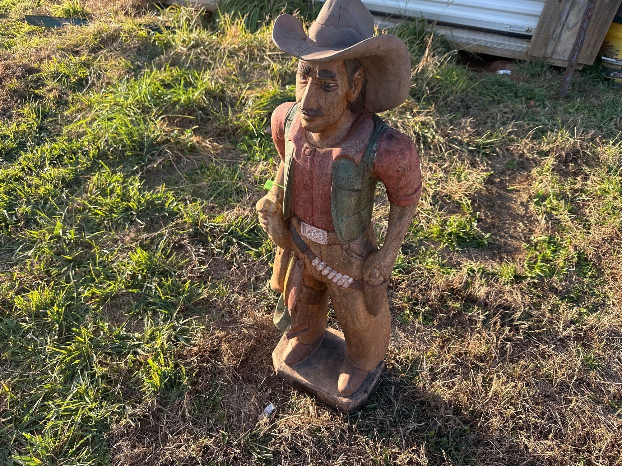 3ft Teakwood Cowboy (A57454)