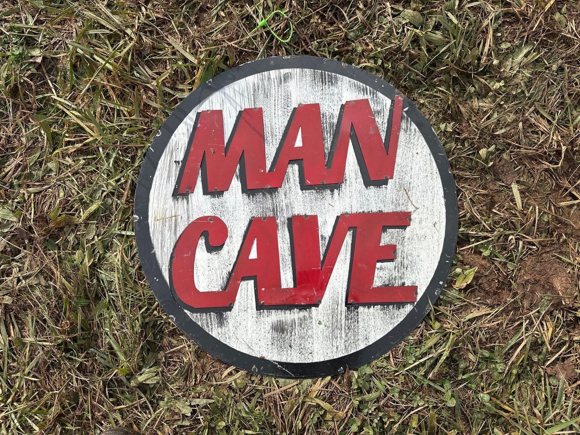 Man Cave Metal Sign (A57454)