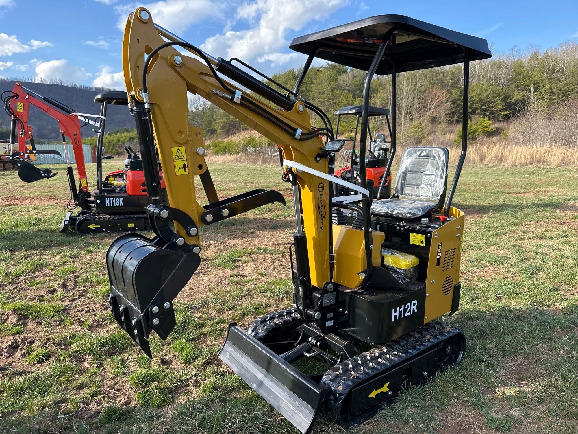 New/Unused CFG Industrial H12R Mini Excavator (A65583)