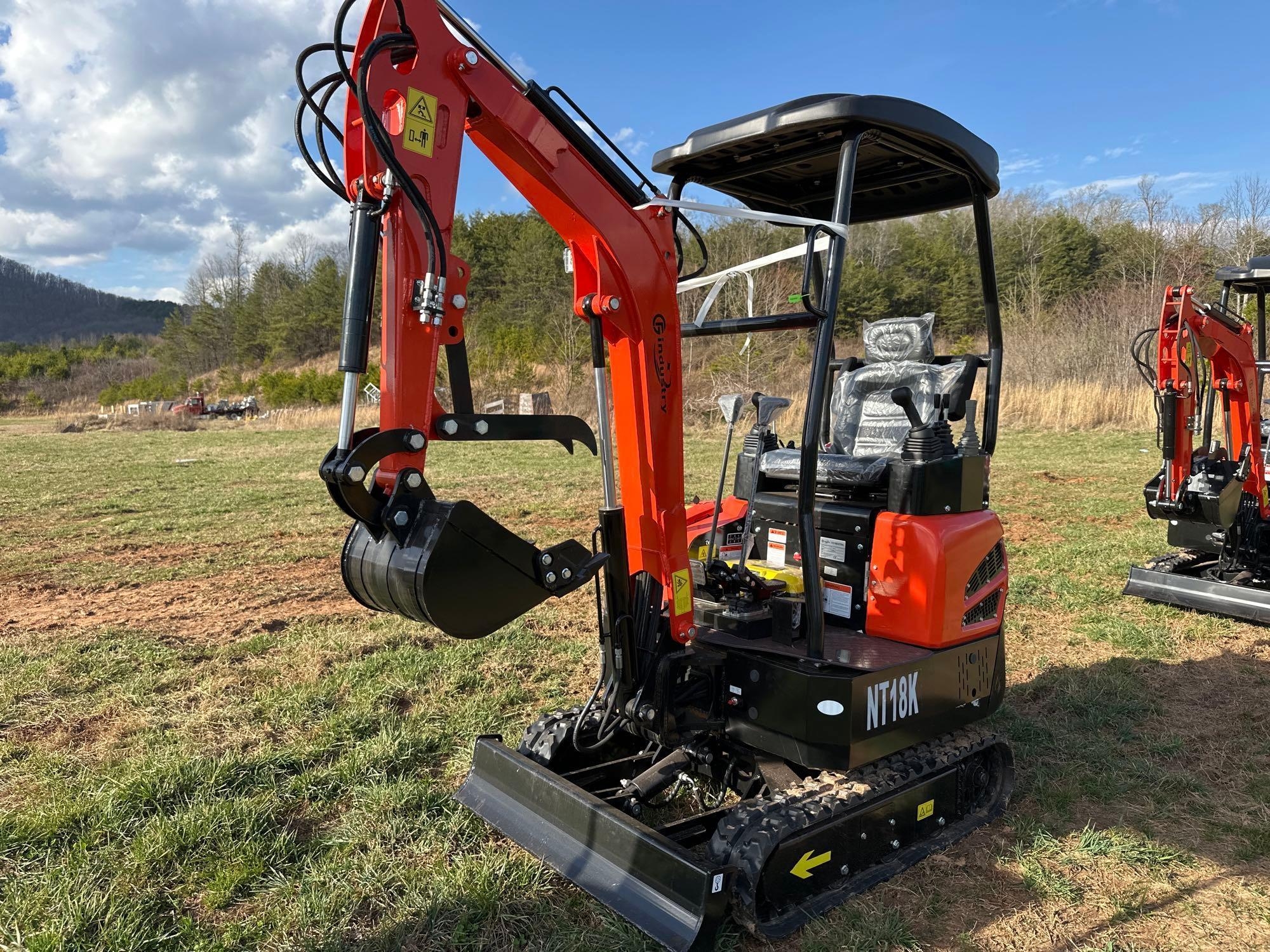 New/Unused CFG Industrial NT18K Mini Excavator (A65583)
