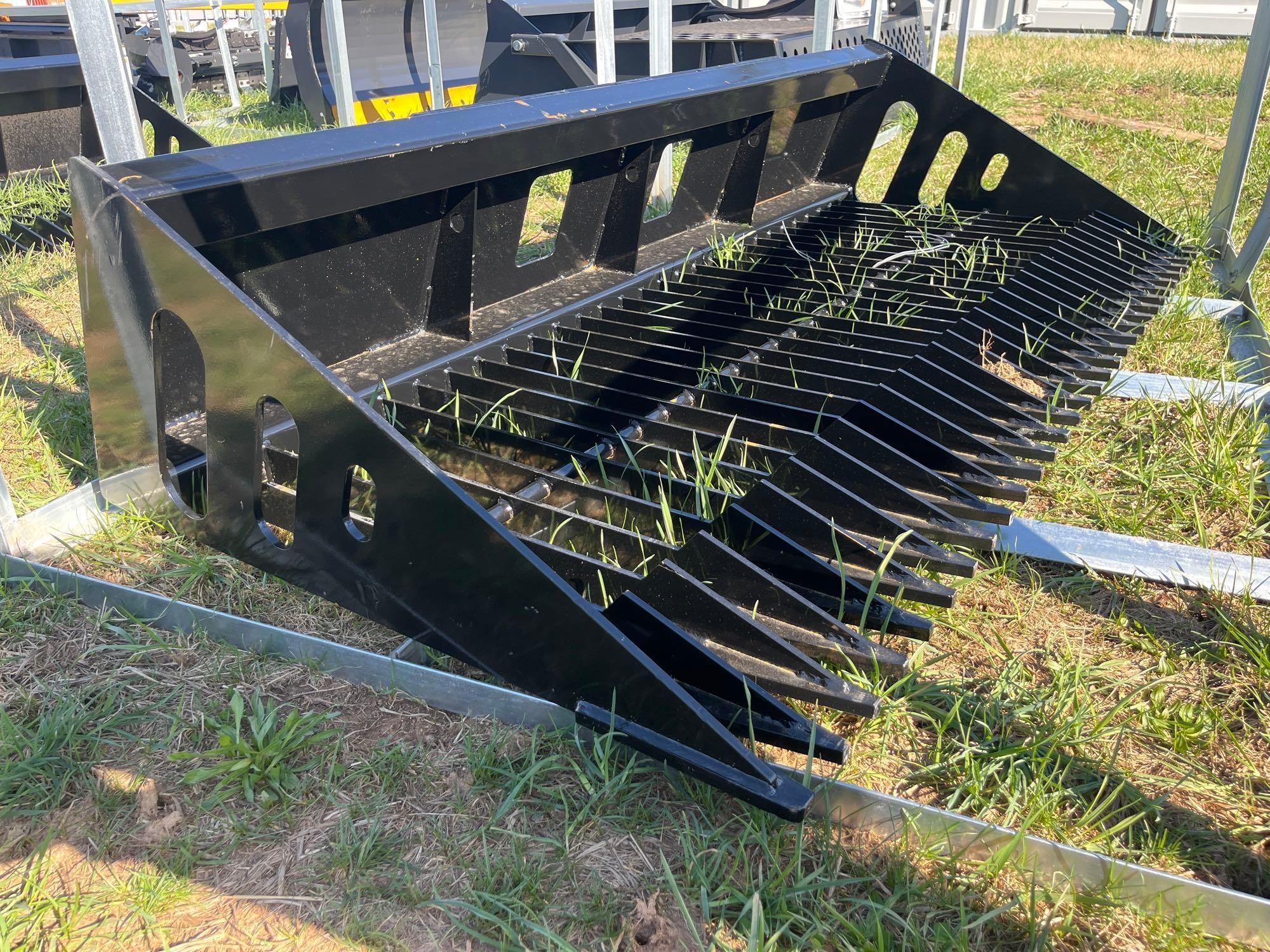 New/Unused Wolverine 84in Quick Attach Rock Bucket (A65583)