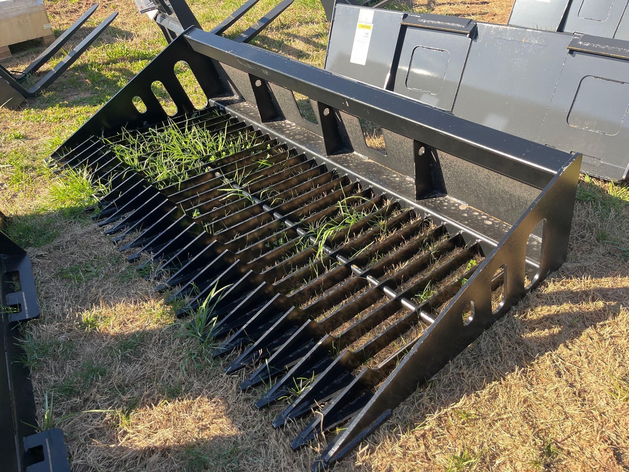 New/Unused Wolverine 78in Quick Attach Rock Bucket (A65583)