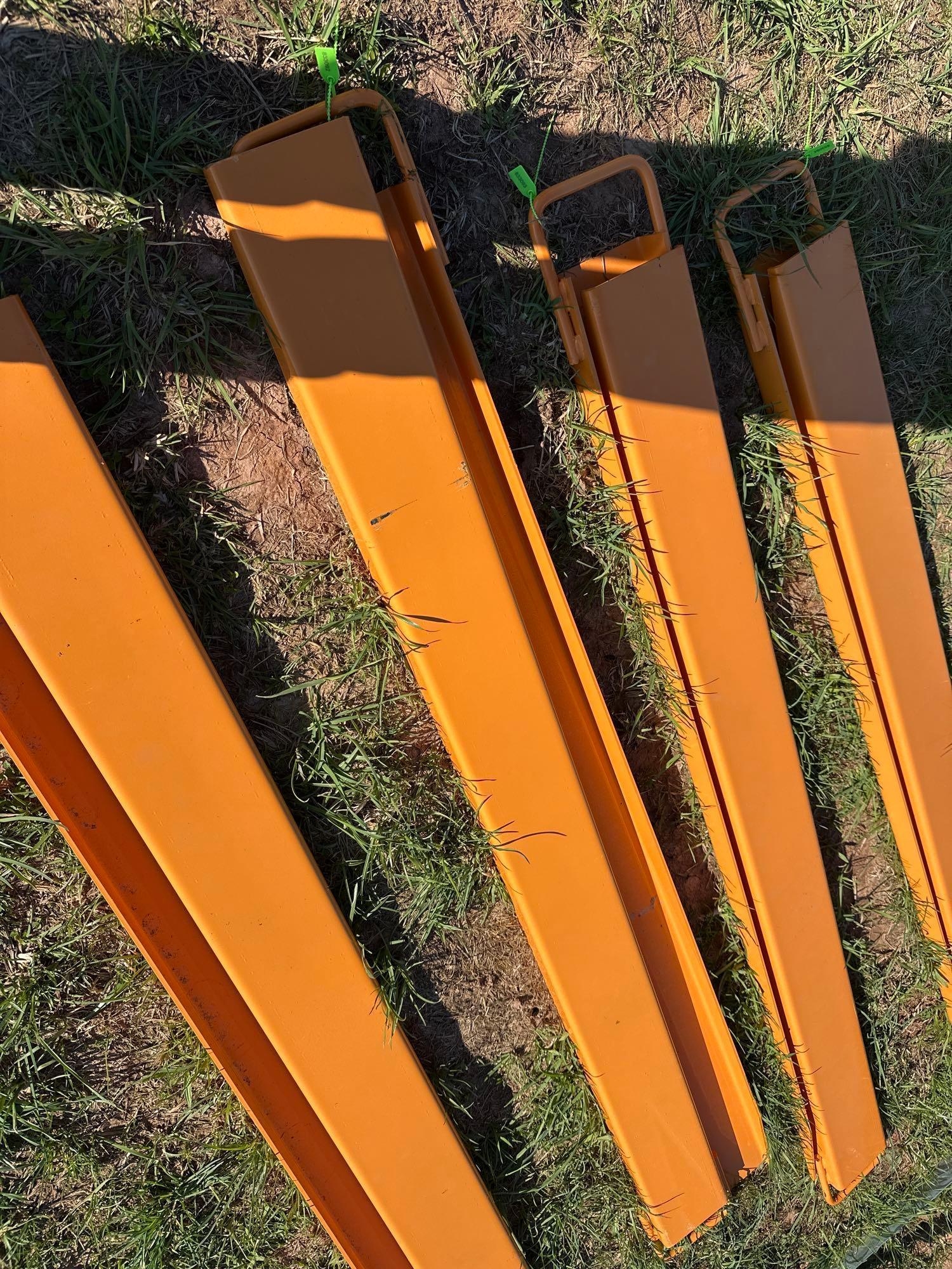 New/Unused 76in Pallet Fork Extensions (A65583)