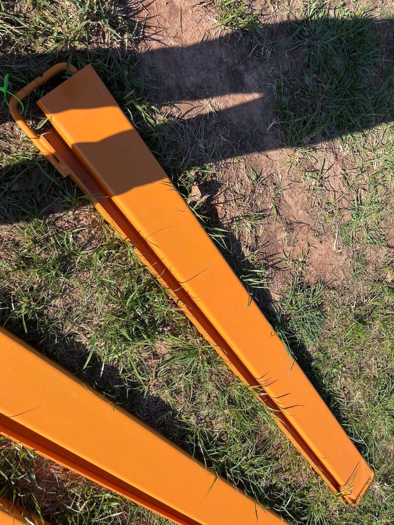 New/Unused 76in Pallet Fork Extensions (A65583)