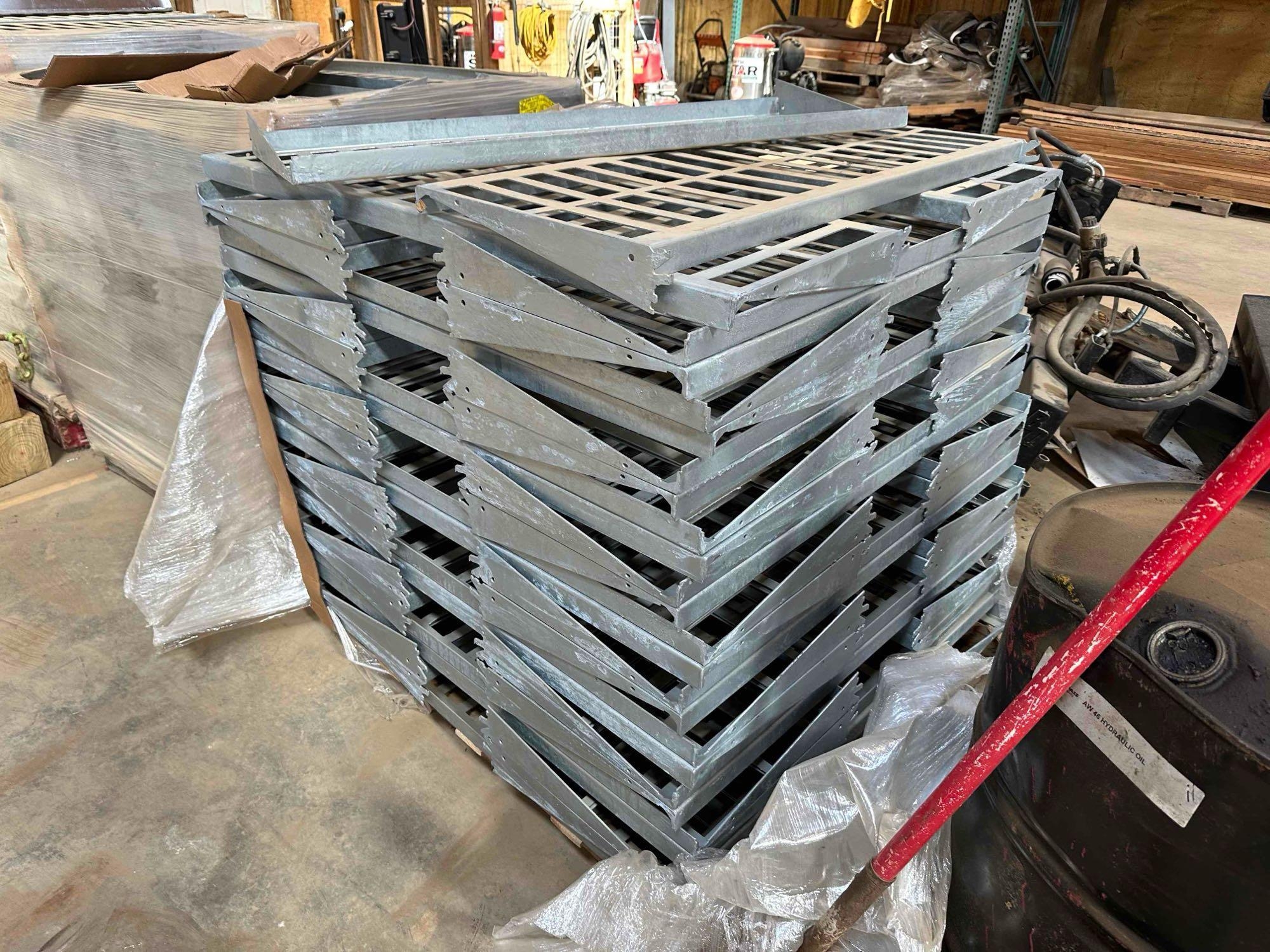 Pallet of 12 Metal Shelves (A65579)