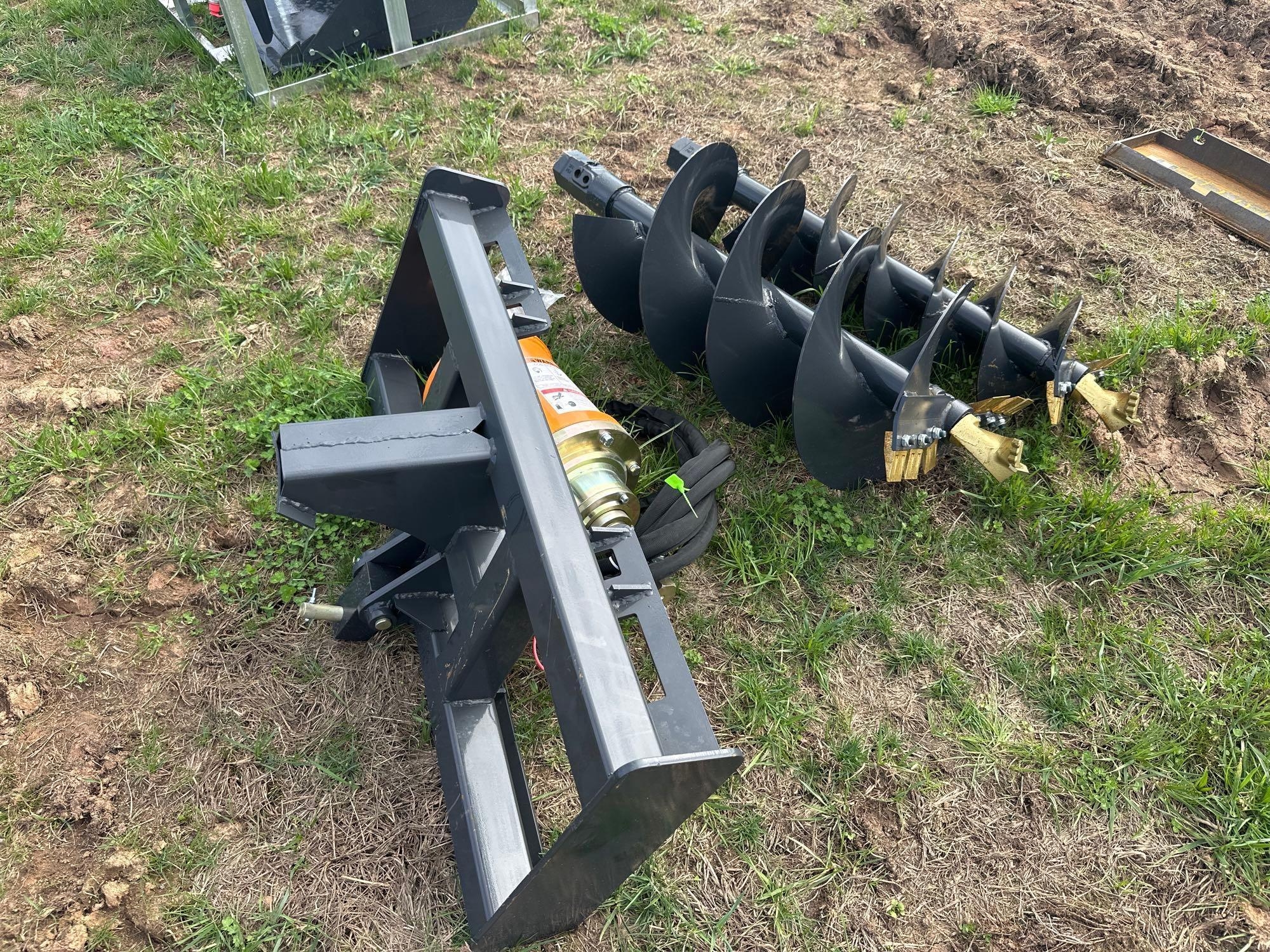 New/Unused Landhonor Hydraulic Quick Attach Auger (A65583)