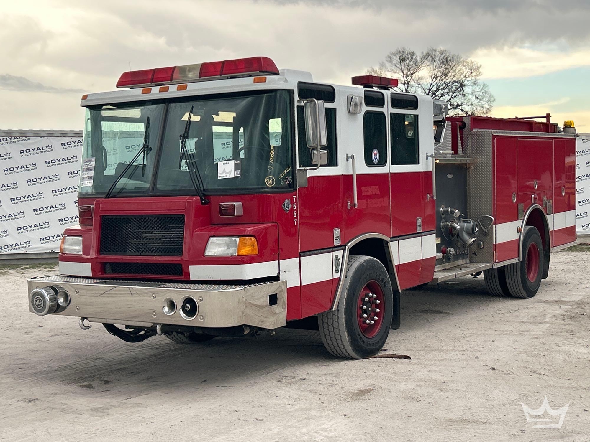 2001 Pierce Tilt Crew Cab Pumper Fire Truck (A61573)