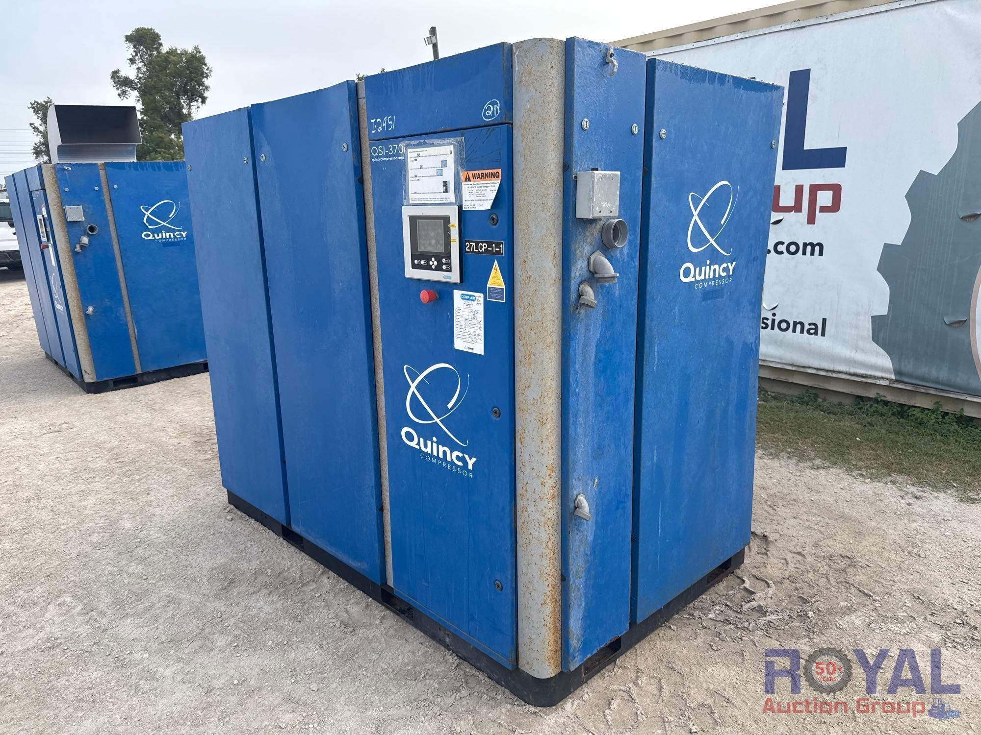 2016 Quincy QSI-370i Rotary Screw Air Compressor (A46683)