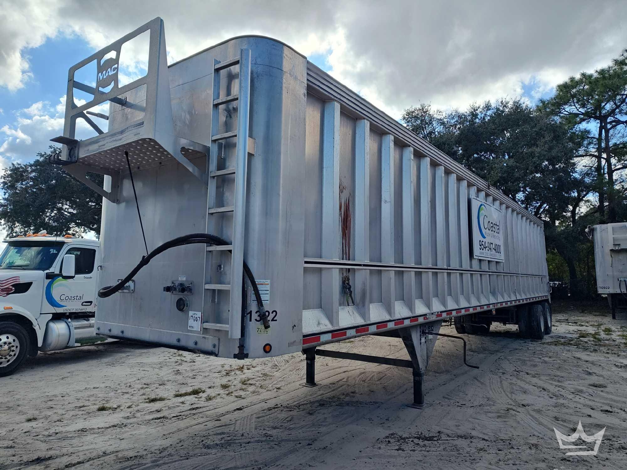 2022 Mac Trailers 48ft. T/A Walking Floor Trailer (A61573)