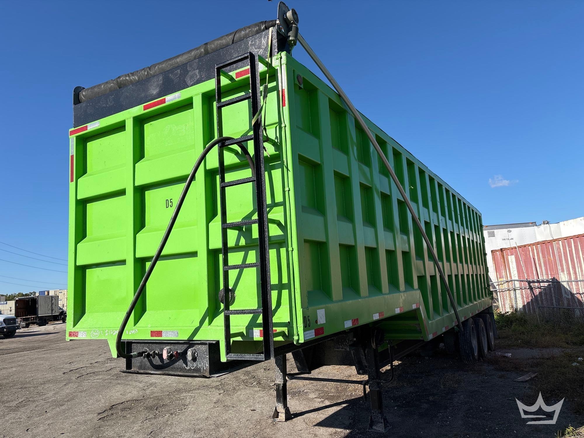 2023 Globe Trailer GTDD30236 36ft. 75yd. T/A End Dump Trailer (A61573)