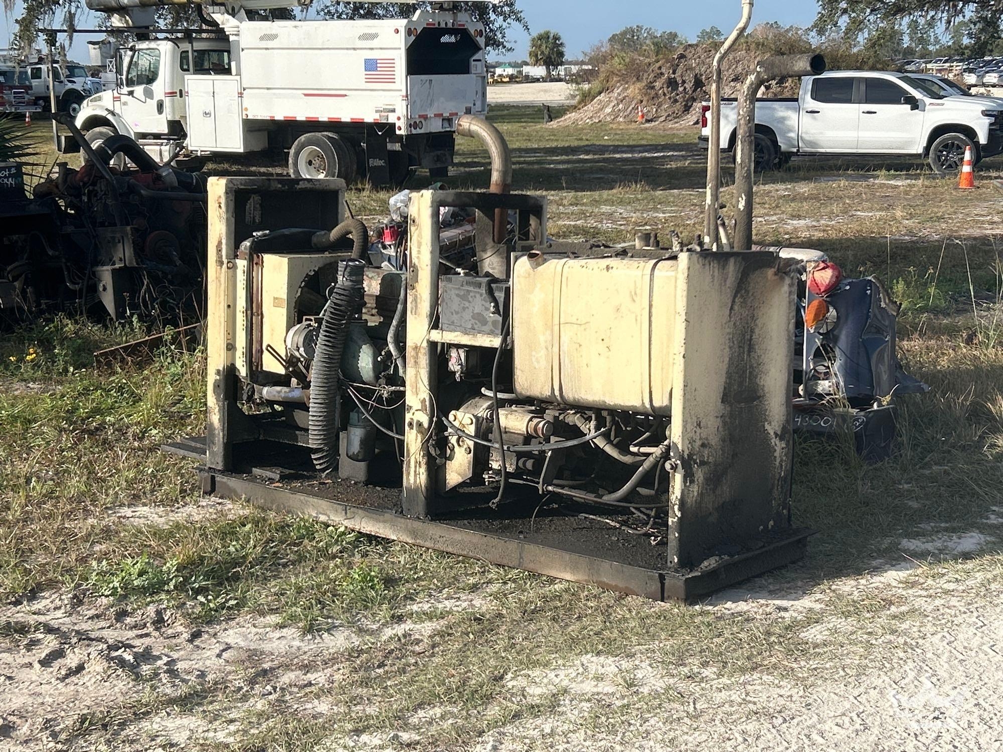Detroit Diesel Auxiliary Hydraulic Power Plant Generator (A61568)