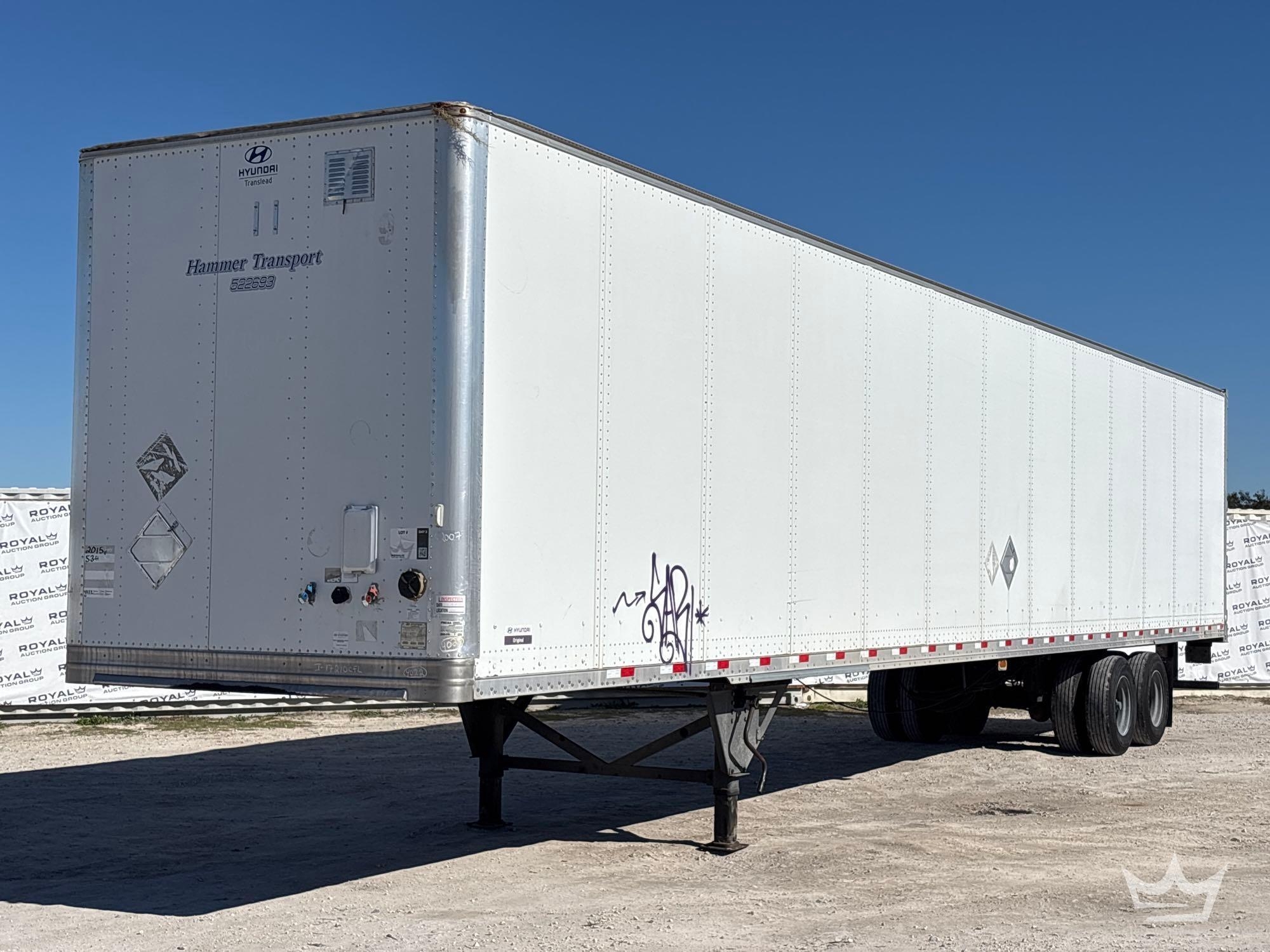 2015 Hyundai VC2530152 53ft. T/A Dry Van Trailer (A61573)