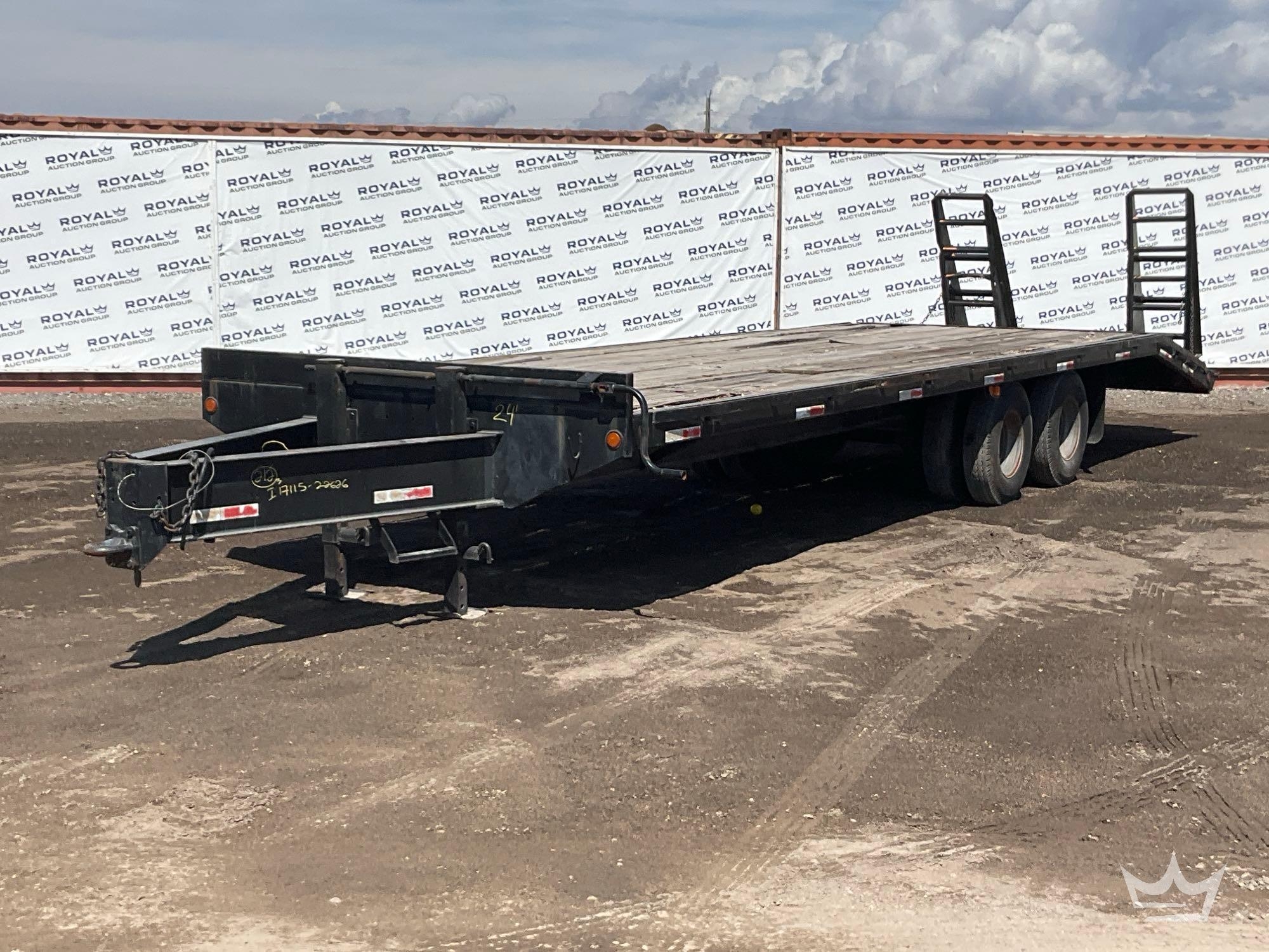 2005 Anderson 24ft T/A Dovetail Tag Trailer (A61573)