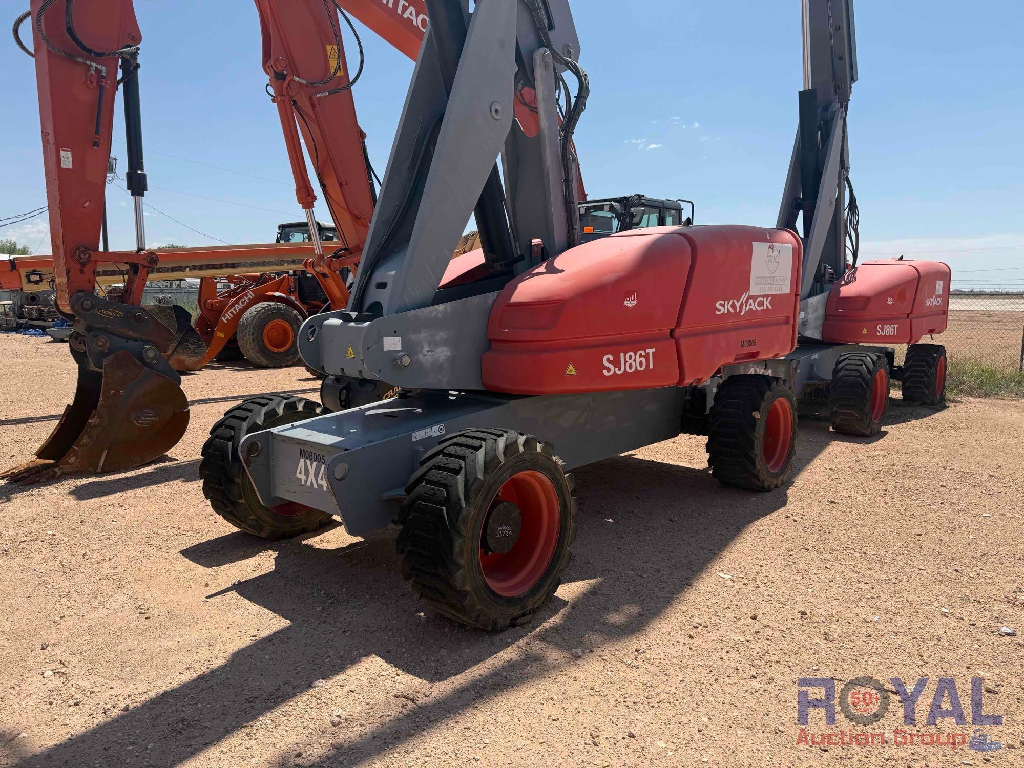 2015 SkyJack SJ86T 4x4 86ft Telescopic Boom Lift (A49461)
