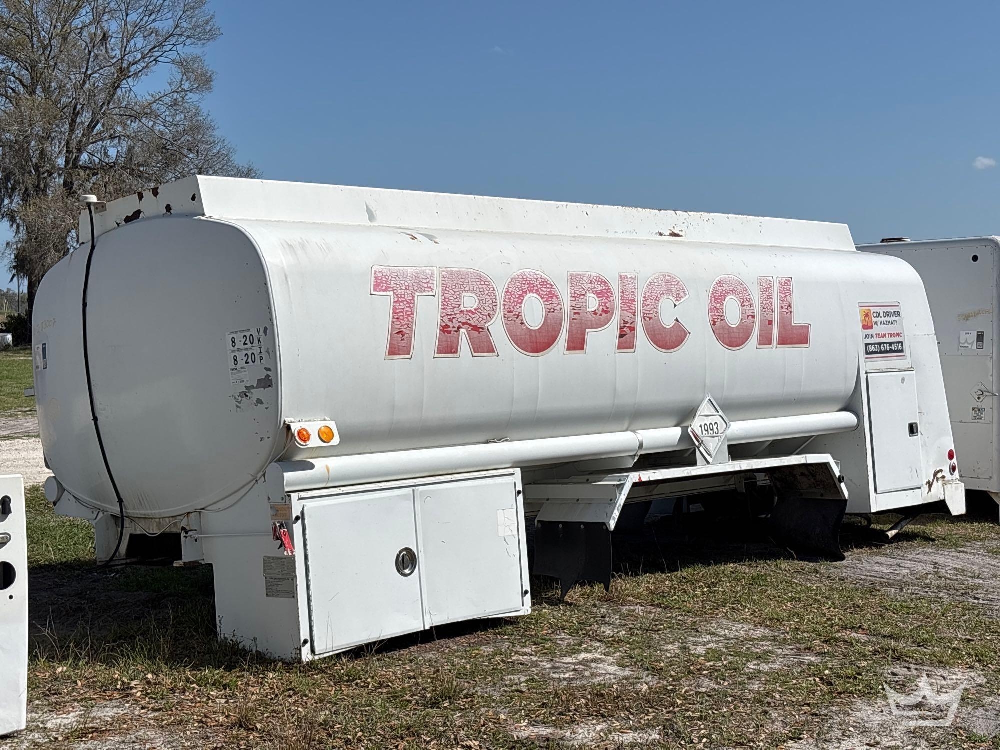 2002 OilMens 76R 4,200 Gallon Commercial Truck Trailer (A61573)