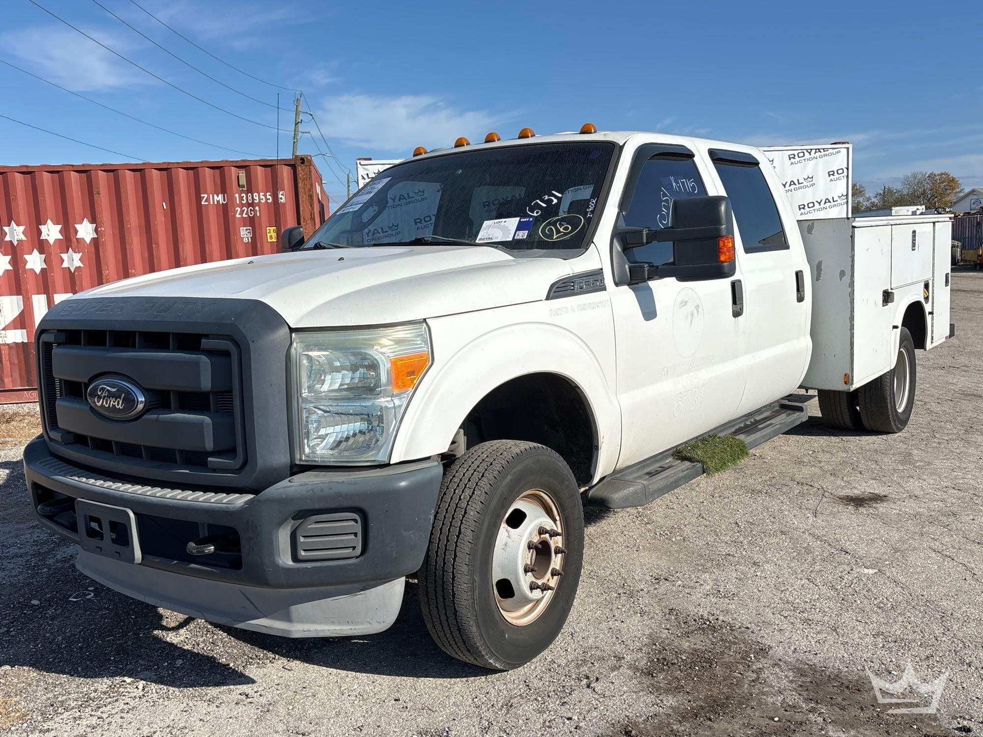 2013 Ford F-350 4x4 Crew Cab Knapheide Service Truck (A61573)