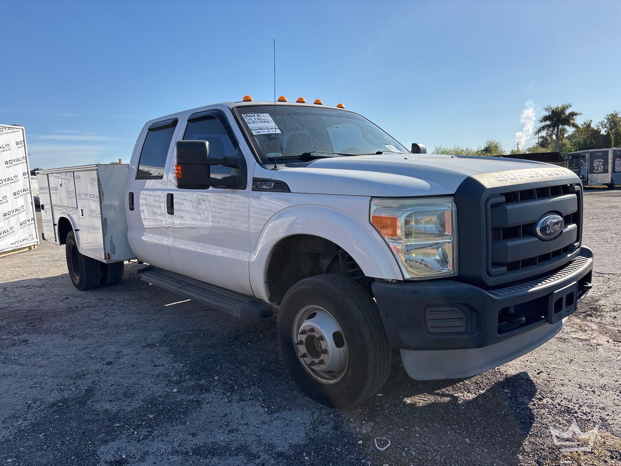 2013 Ford F-350 4x4 Crew Cab Knapheide Service Truck (A61573)